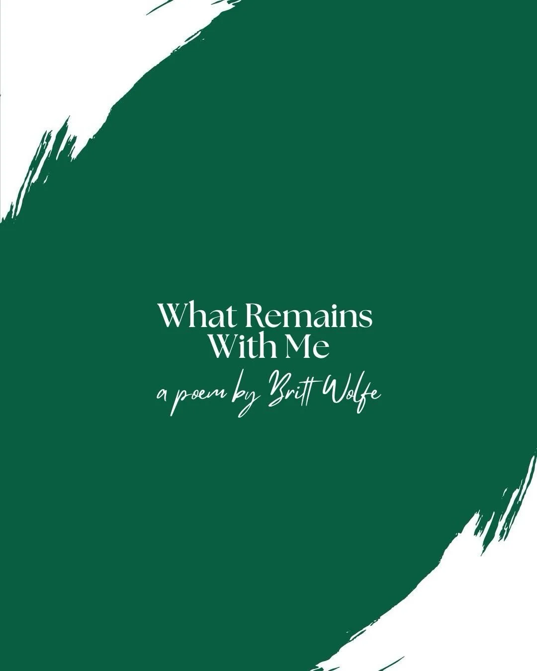 Some things don&rsquo;t stay in the past.

Not in the way we expect them to.

They follow quietly. In habits. In instincts. In the ways we adjust without realizing we&rsquo;ve changed.

You don&rsquo;t always notice it at first.

The hesitation. The 