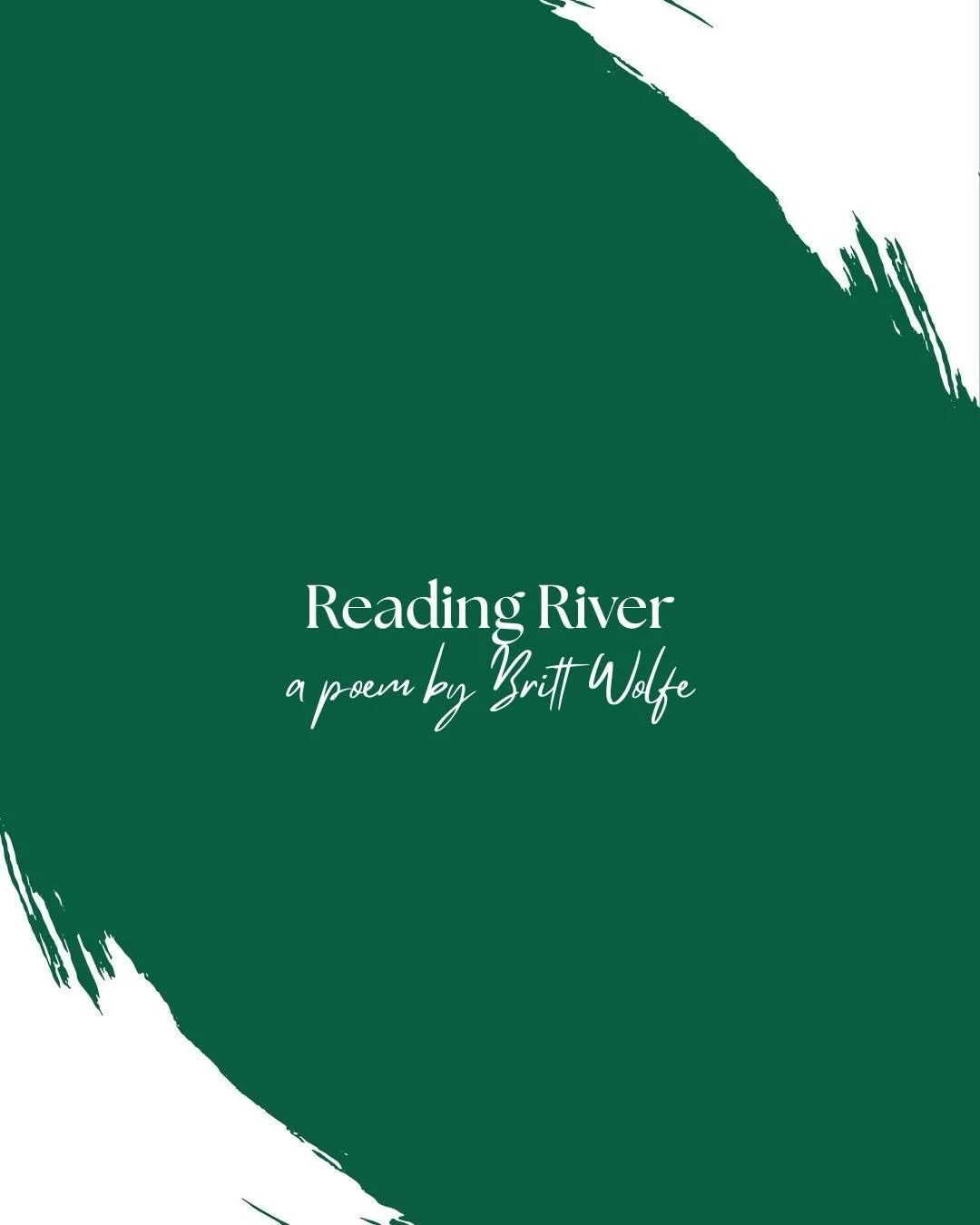 There is a profound freedom that arrives when we stop speaking and simply let ourselves be carried.

Reading invites us to rest in the current created by others &mdash; to drift through canyons of courage, laughter, sorrow, and wonder that are not ou
