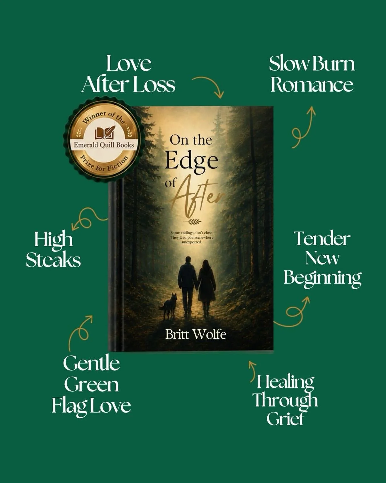 Some stories don&rsquo;t just break your heart &mdash; they hold it carefully while it heals.

On the Edge of After is a tender, atmospheric journey through love after loss, quiet tension, slow-burning romance, and the kind of gentle green-flag love 