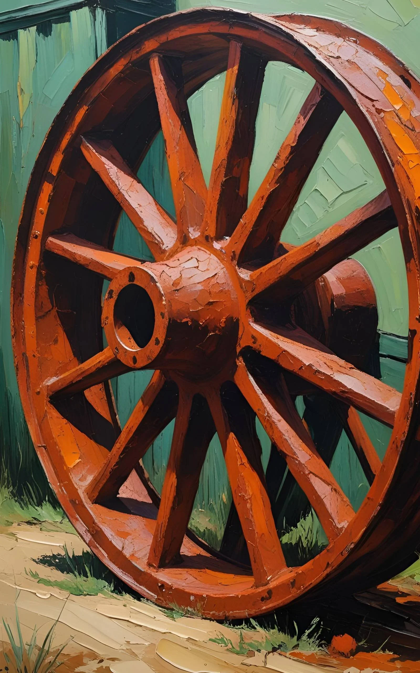 Rusted Wheel