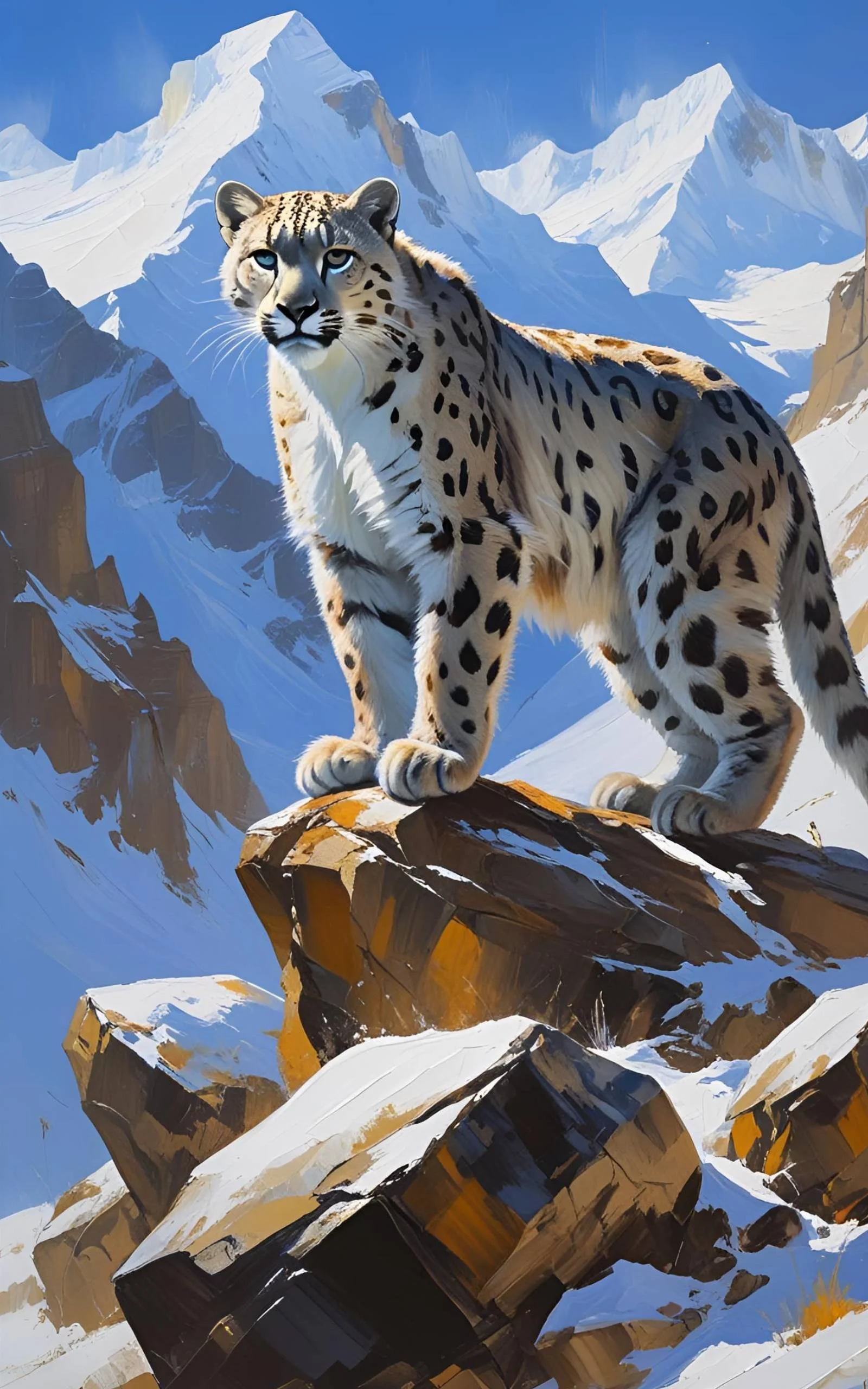 Animal #07: The Snow Leopard – Serving Looks, Avoiding Eye Contact