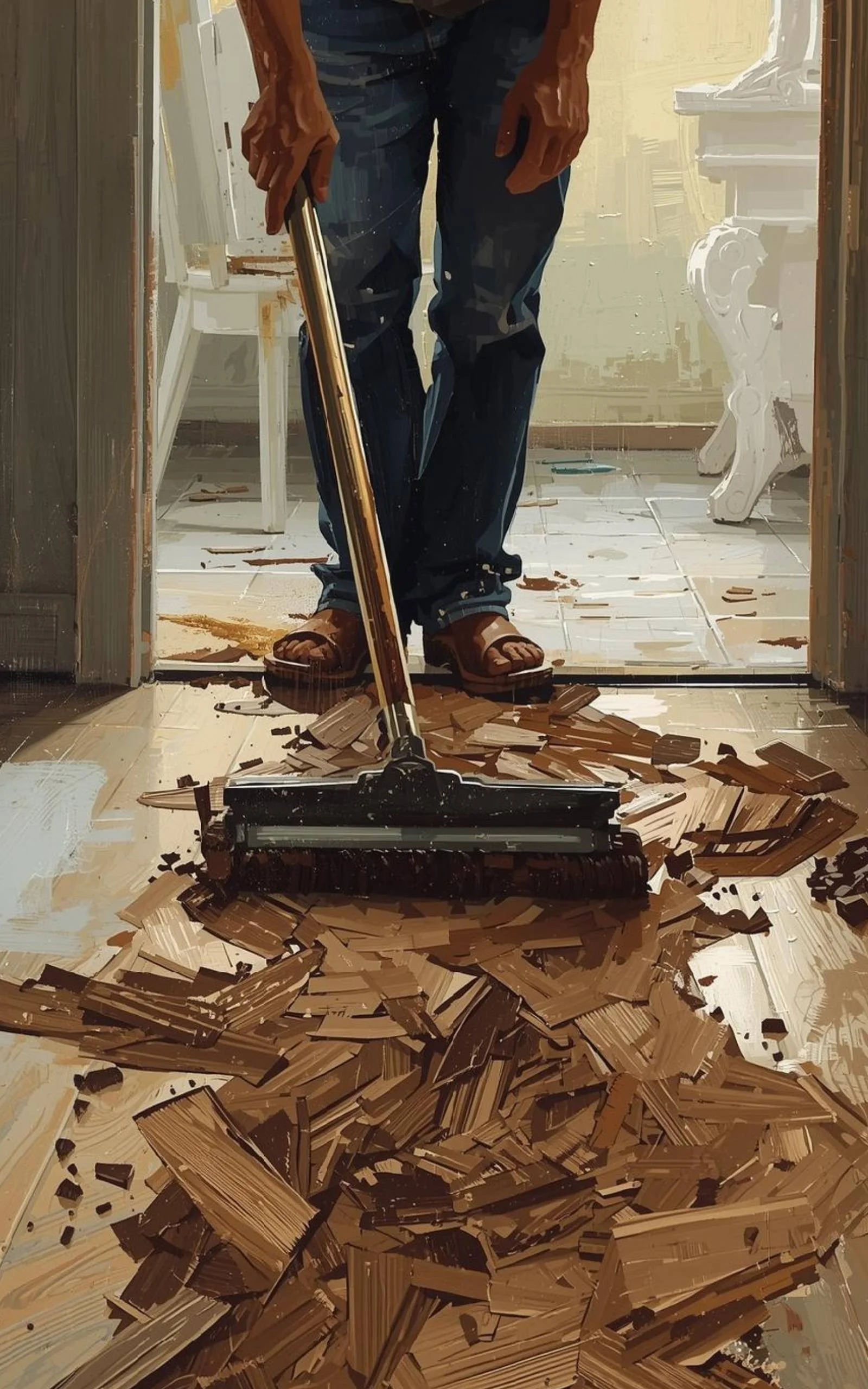 Dragging Mud Across a Clean Floor