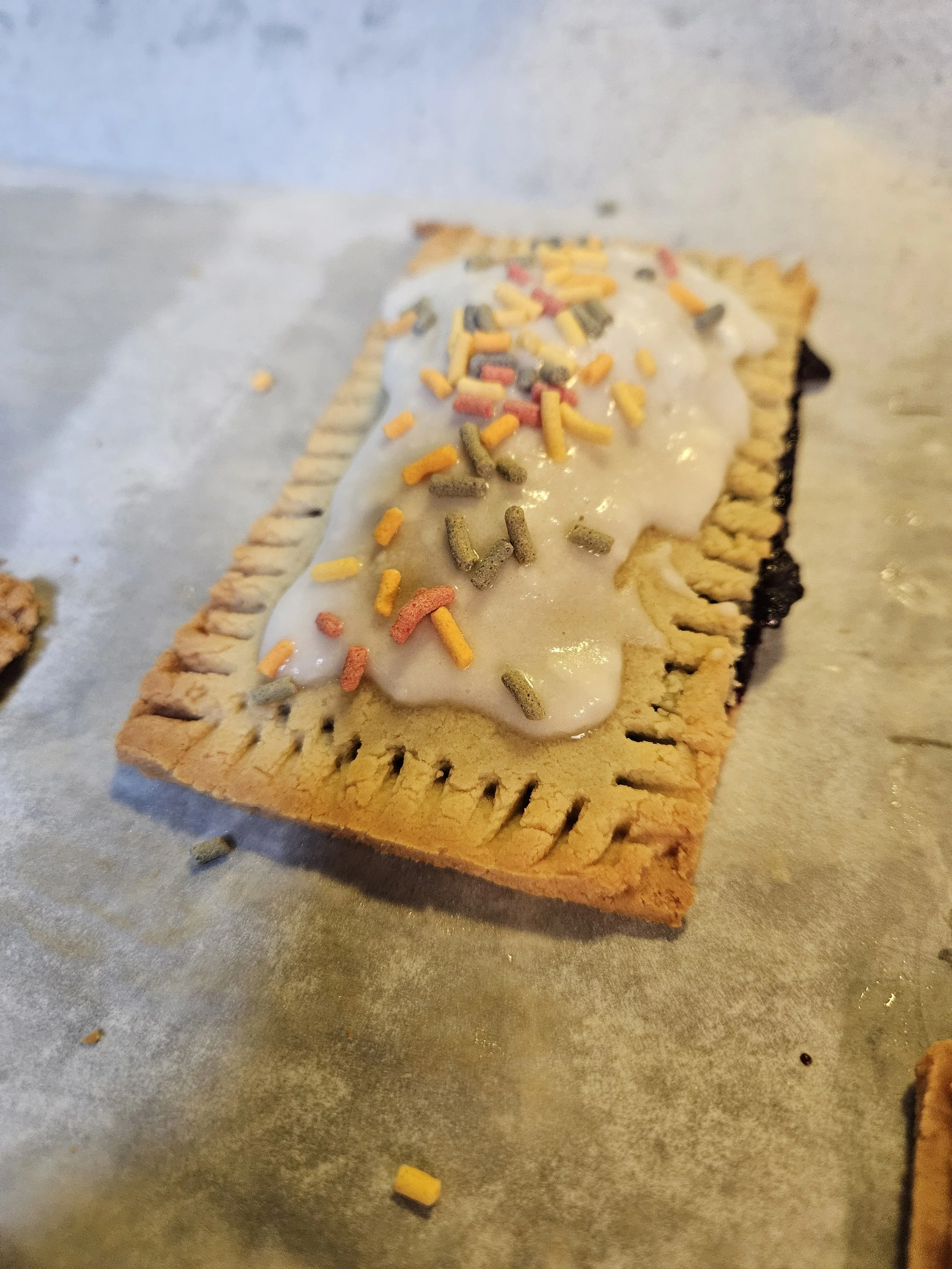 Low-Carb Strawberry Toaster Pastry