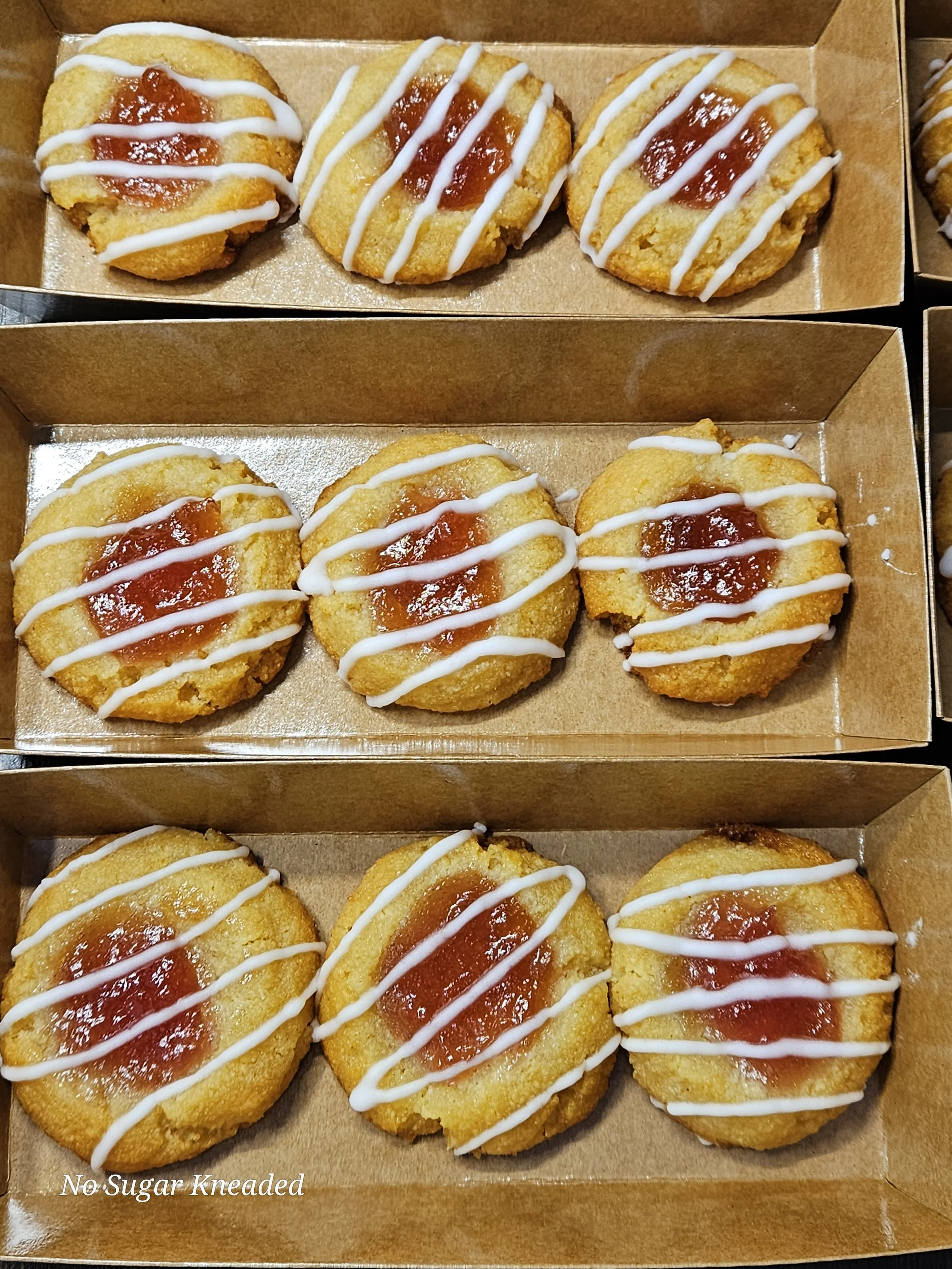 Vanilla Cherry Thumbprints 3 pk.