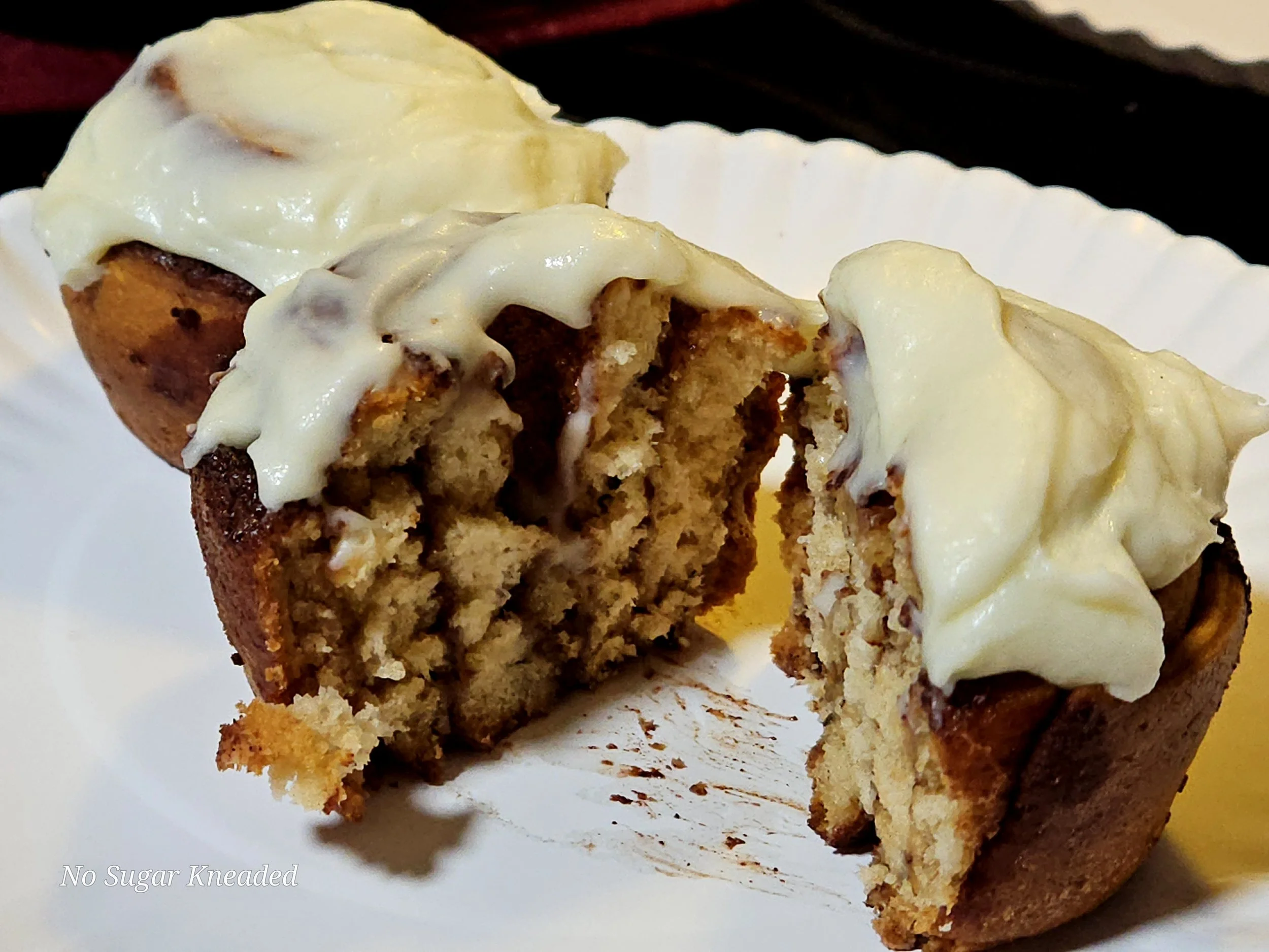 Low-Carb Sourdough Cinnamon Roll, Single