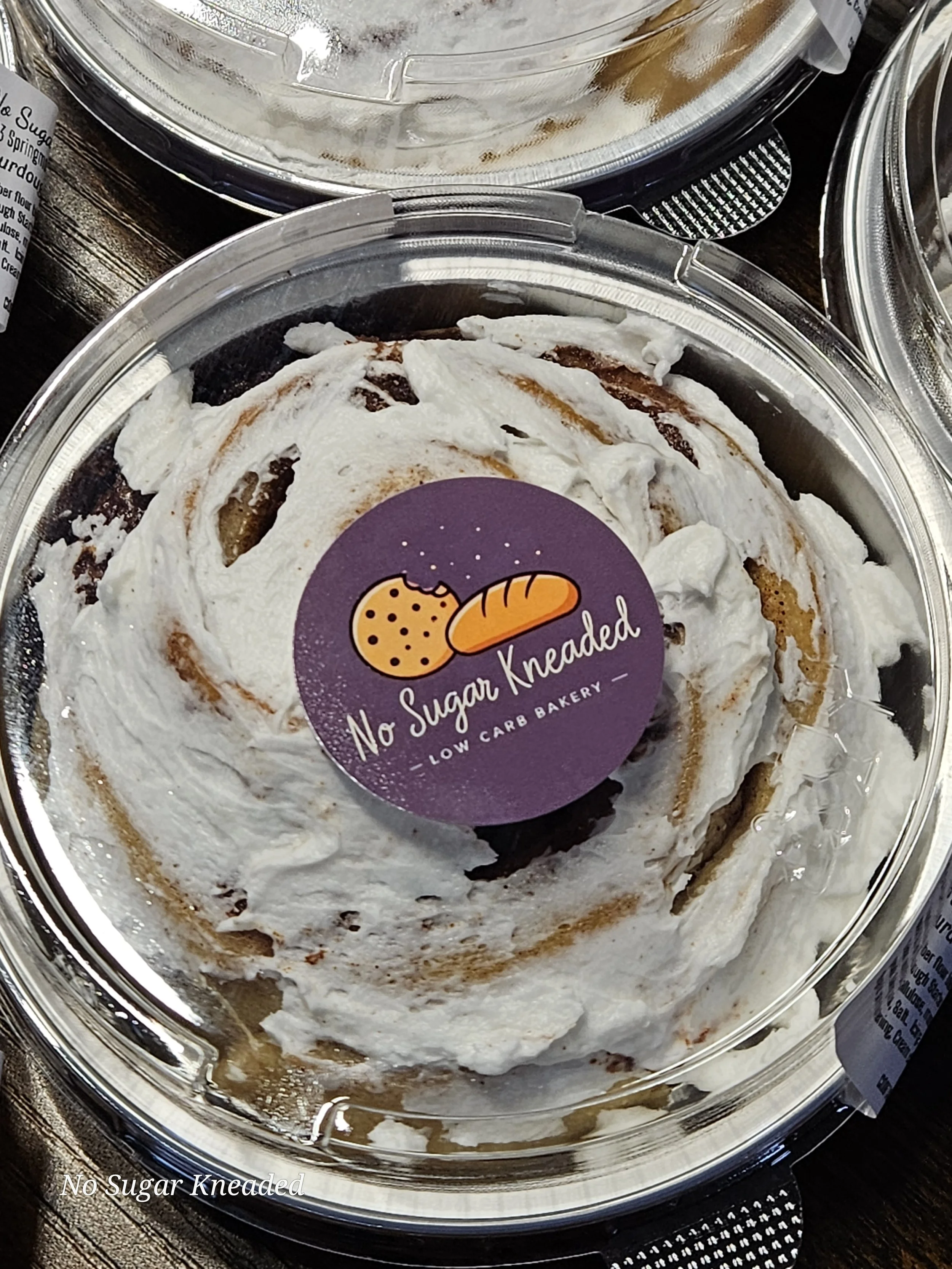Low-Carb Sourdough Cinnamon Roll, Single