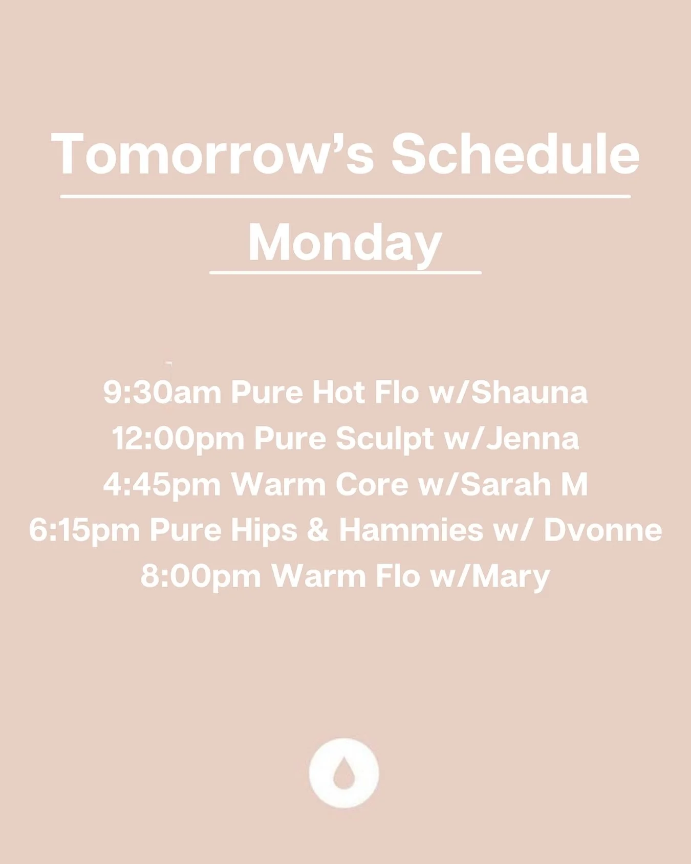 ✨ 
✨ Time to realign, refocus, and return to your practice ✨

Whether you&rsquo;re easing back in after Stampede or continuing your strong practice, tomorrow&rsquo;s classes are here to support your flow. 

Reconnect with your breath
Recommit to your