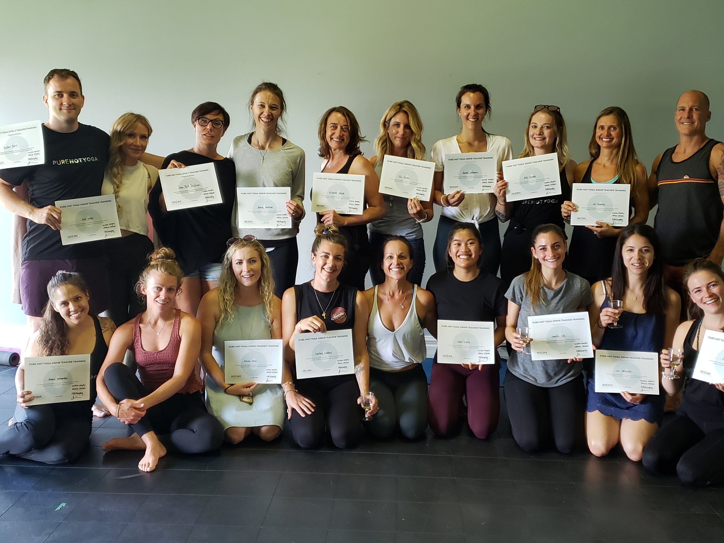 YTT Yoga Teacher Training Graduates