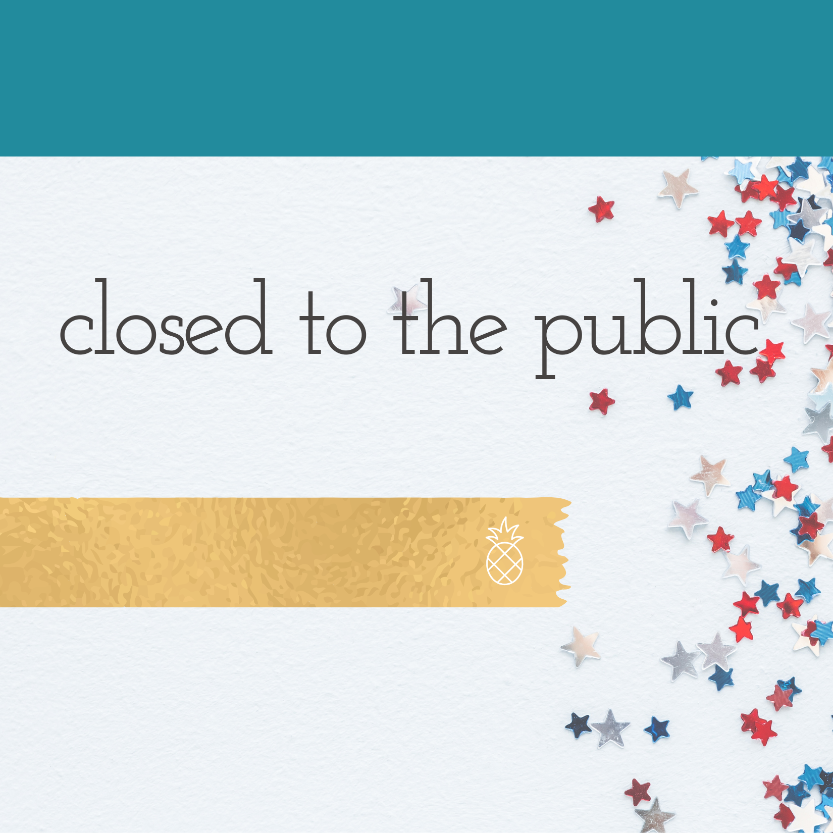 Closed to the Public