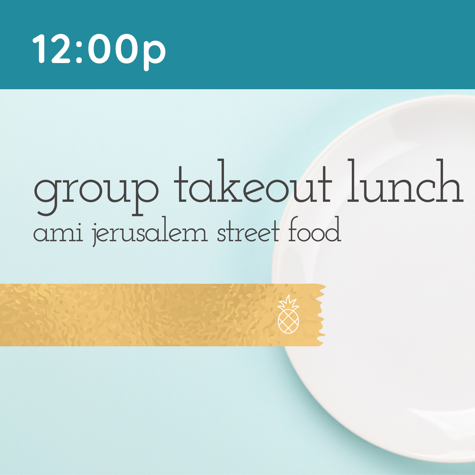 Group Takeout Lunch