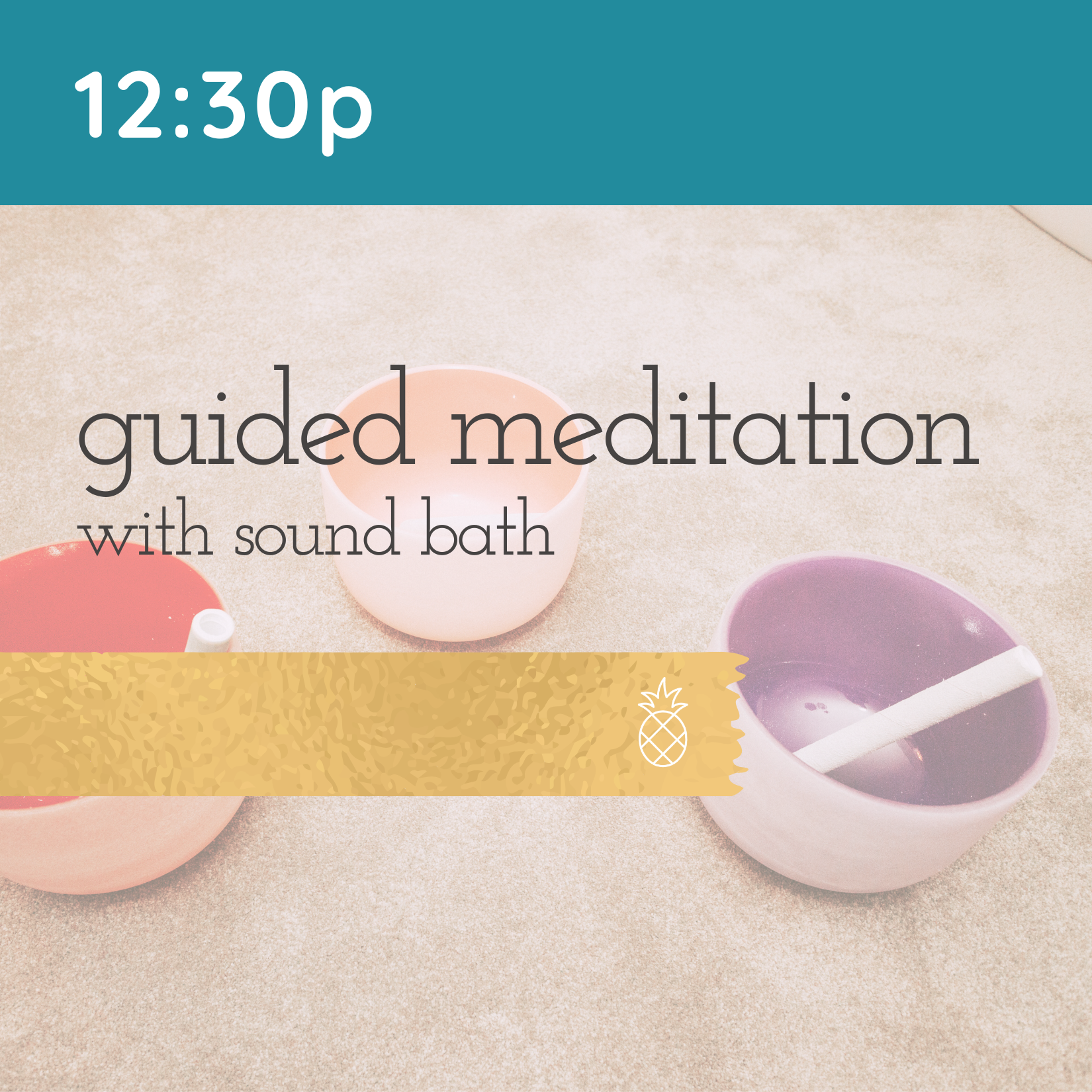 Guided Meditation with Sound Bath