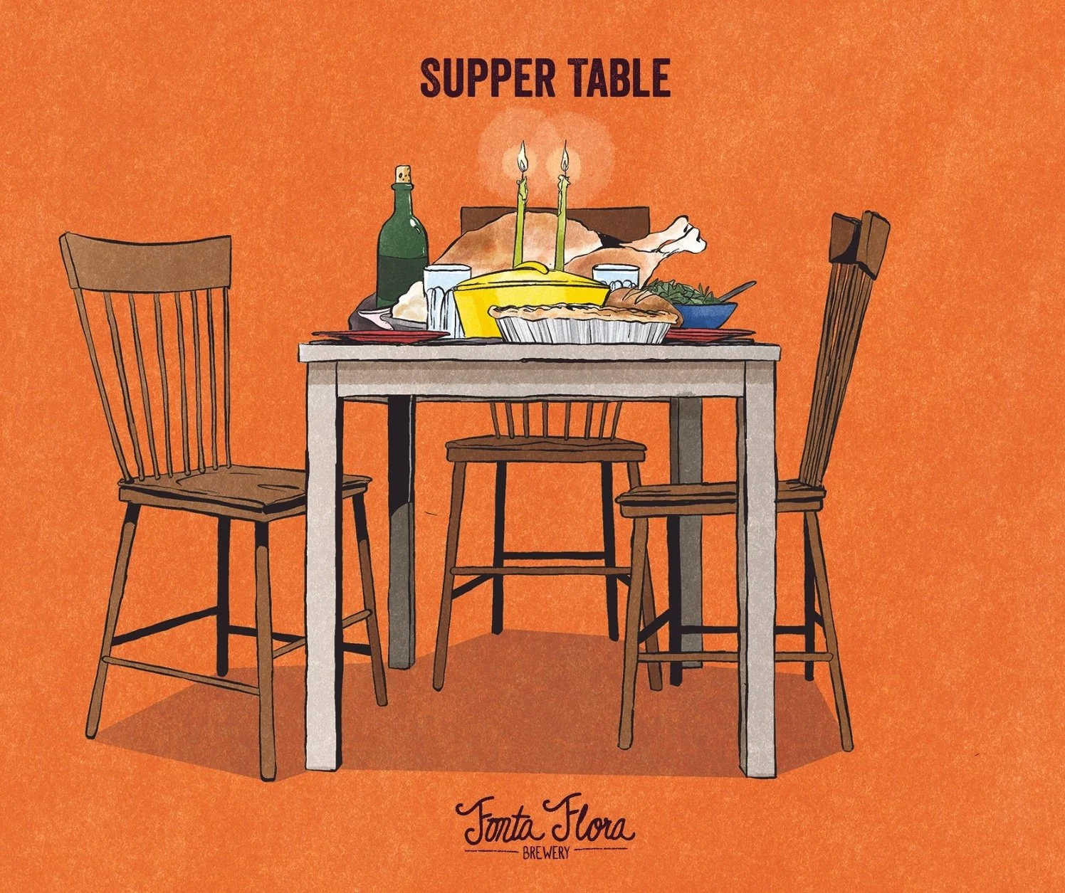 A Taste of the Season Has Arrived 🍠 Transport yourself to a cozy holiday gathering with our newest seasonal pour: Supper Table from @fontaflorabrew.

This rich sweet potato amber ale is masterfully crafted with a delectable mix of allspice, cardamom