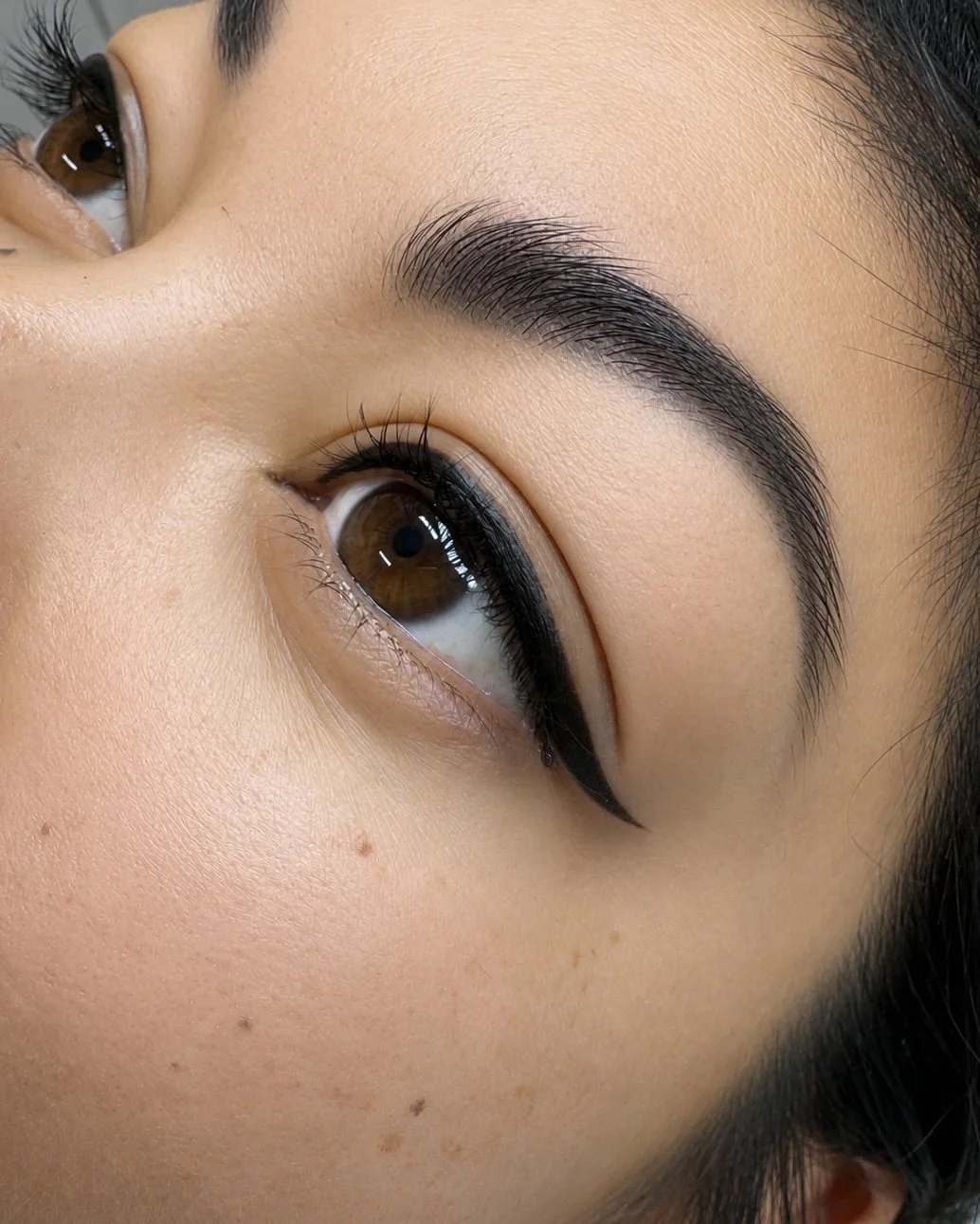 Designer permanent eyeliner in San Diego by Thao SD Brow & Lash with customized thickness and definition.