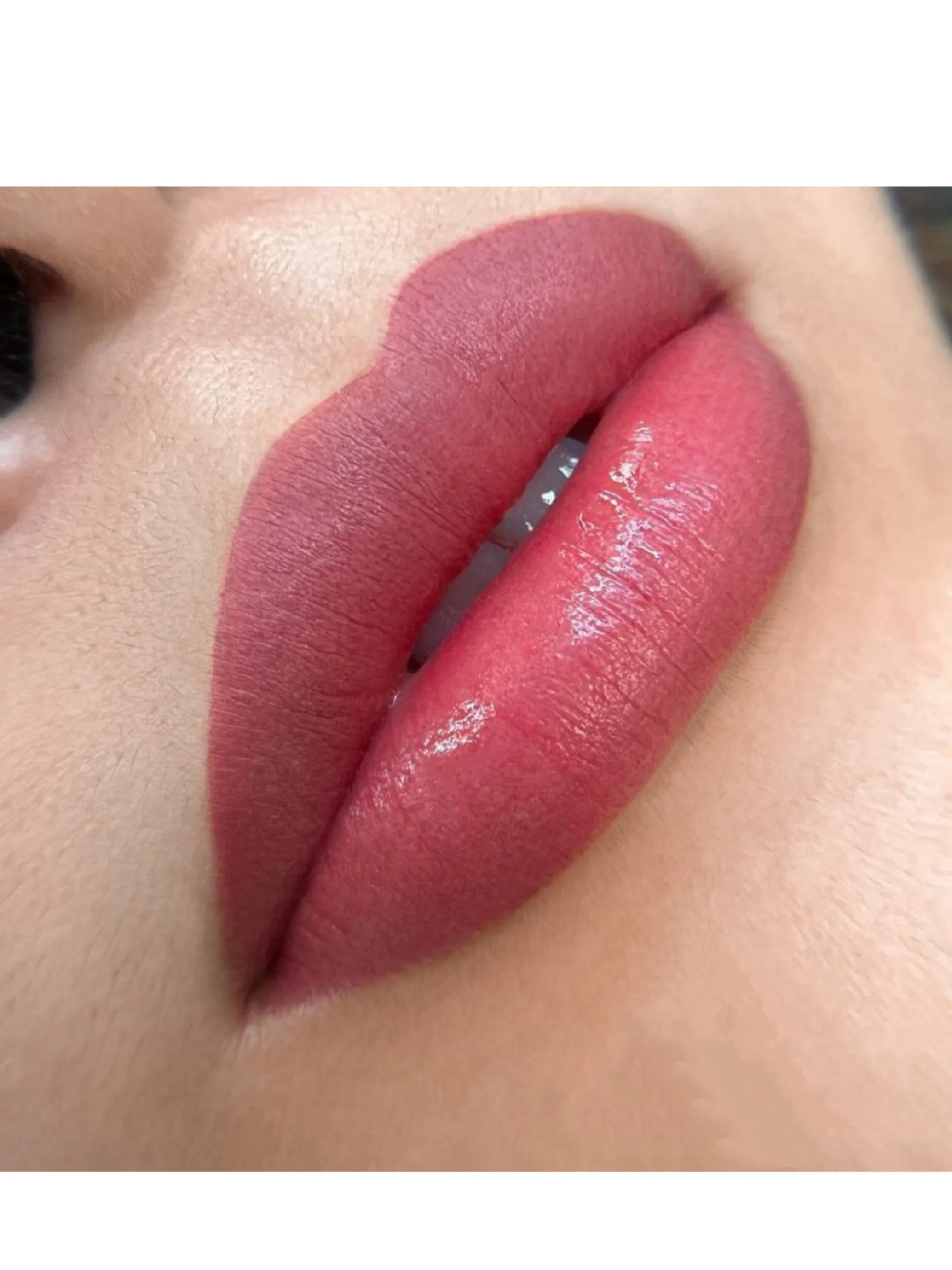 Lip blush before and after, San Diego permanent makeup