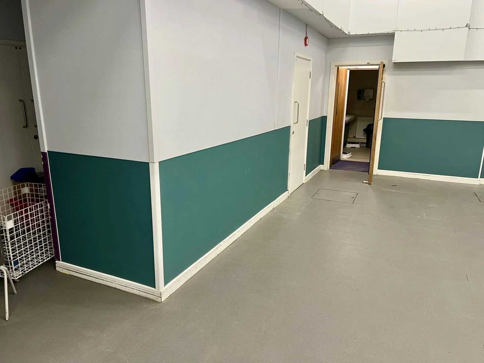Installation of hard wearing hygienic wall cladding, at Iwade School in Sittingbourne Kent, installed by Cladify.