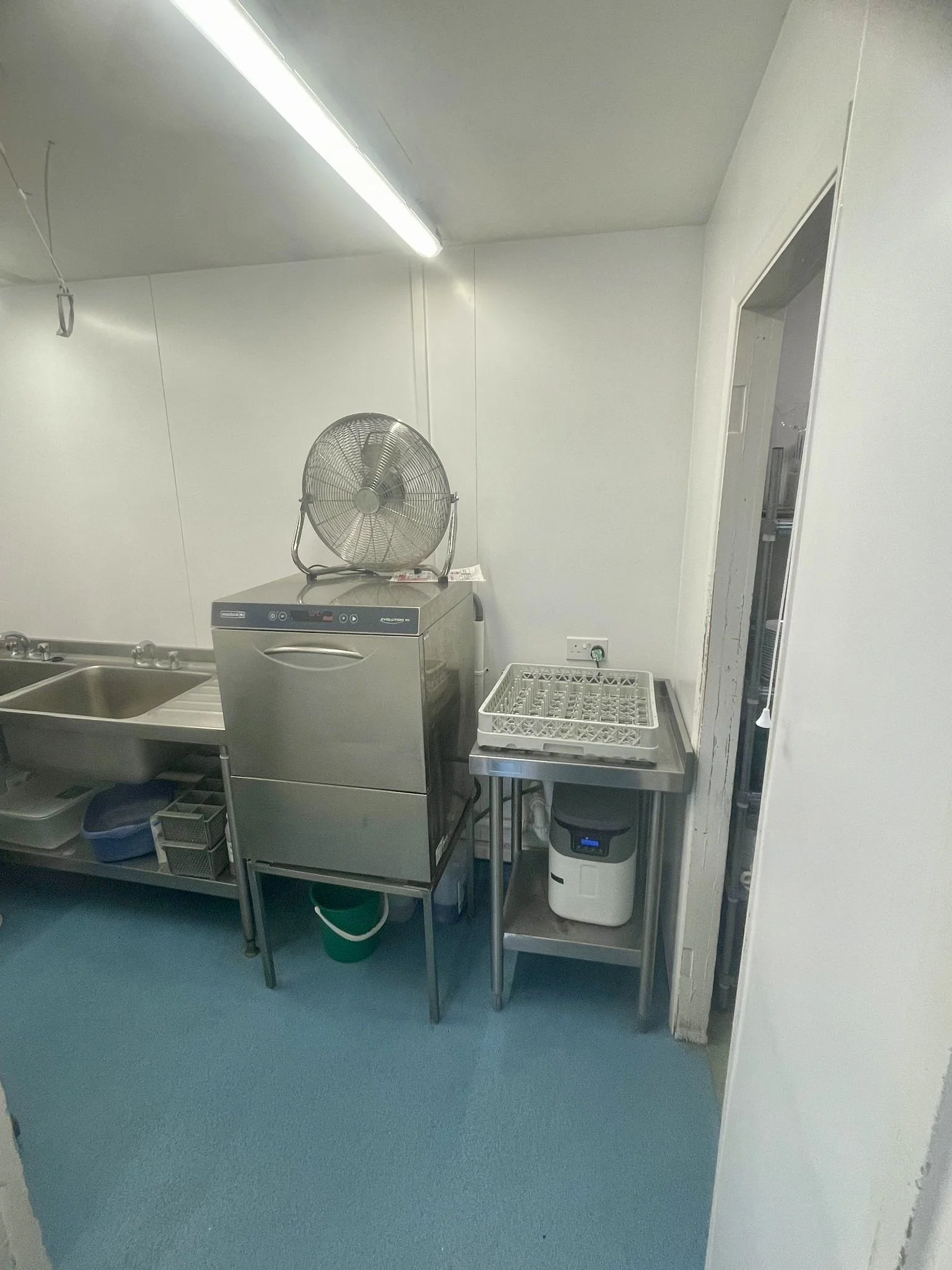 Installation of hard wearing hygienic wall cladding, at Lavenders Care Home in Kent, installed by Cladify.