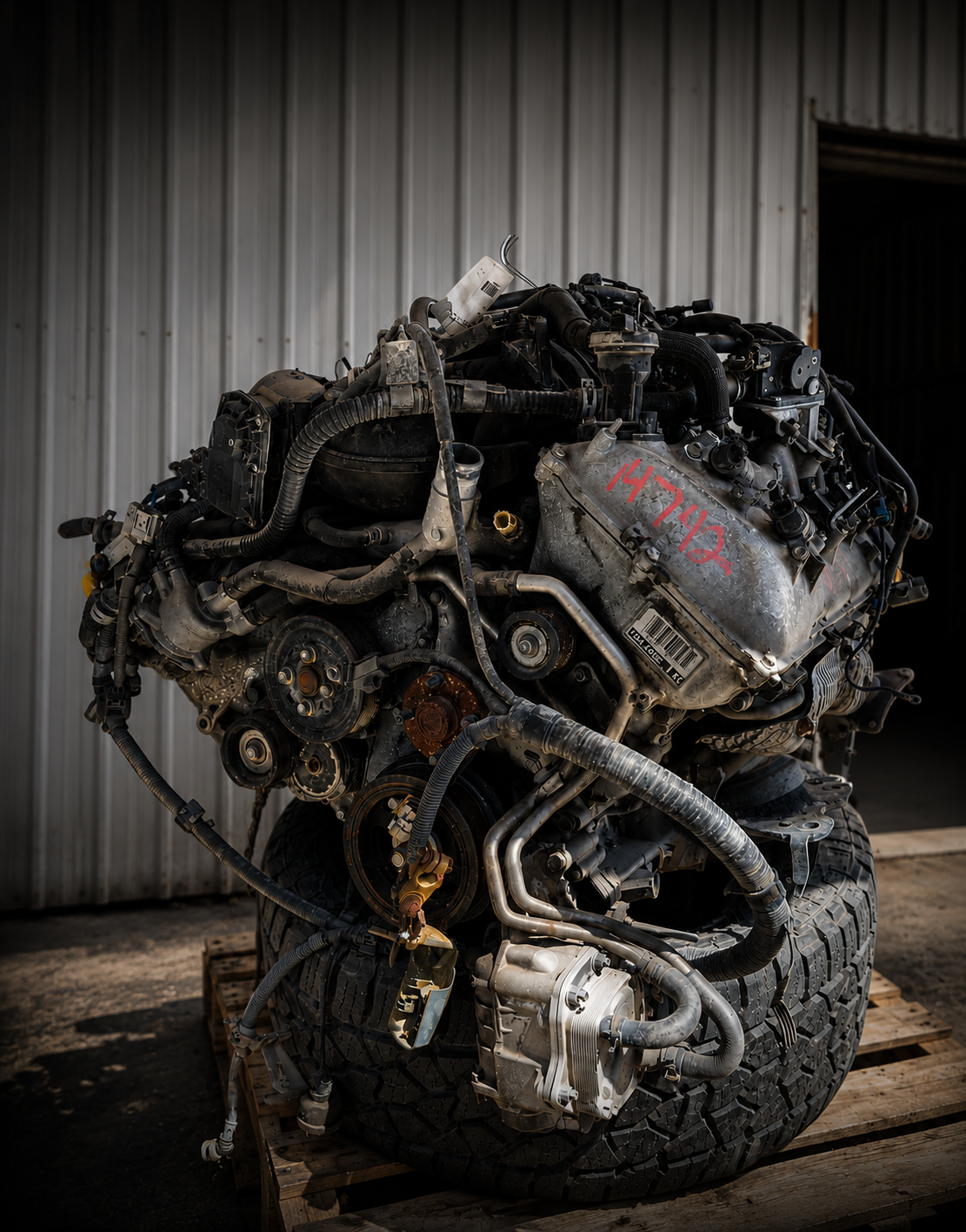 USED TOYOTA ENGINES AT NORTH VERDE AUTO SALVAGE IN ONTARIO, OREGON