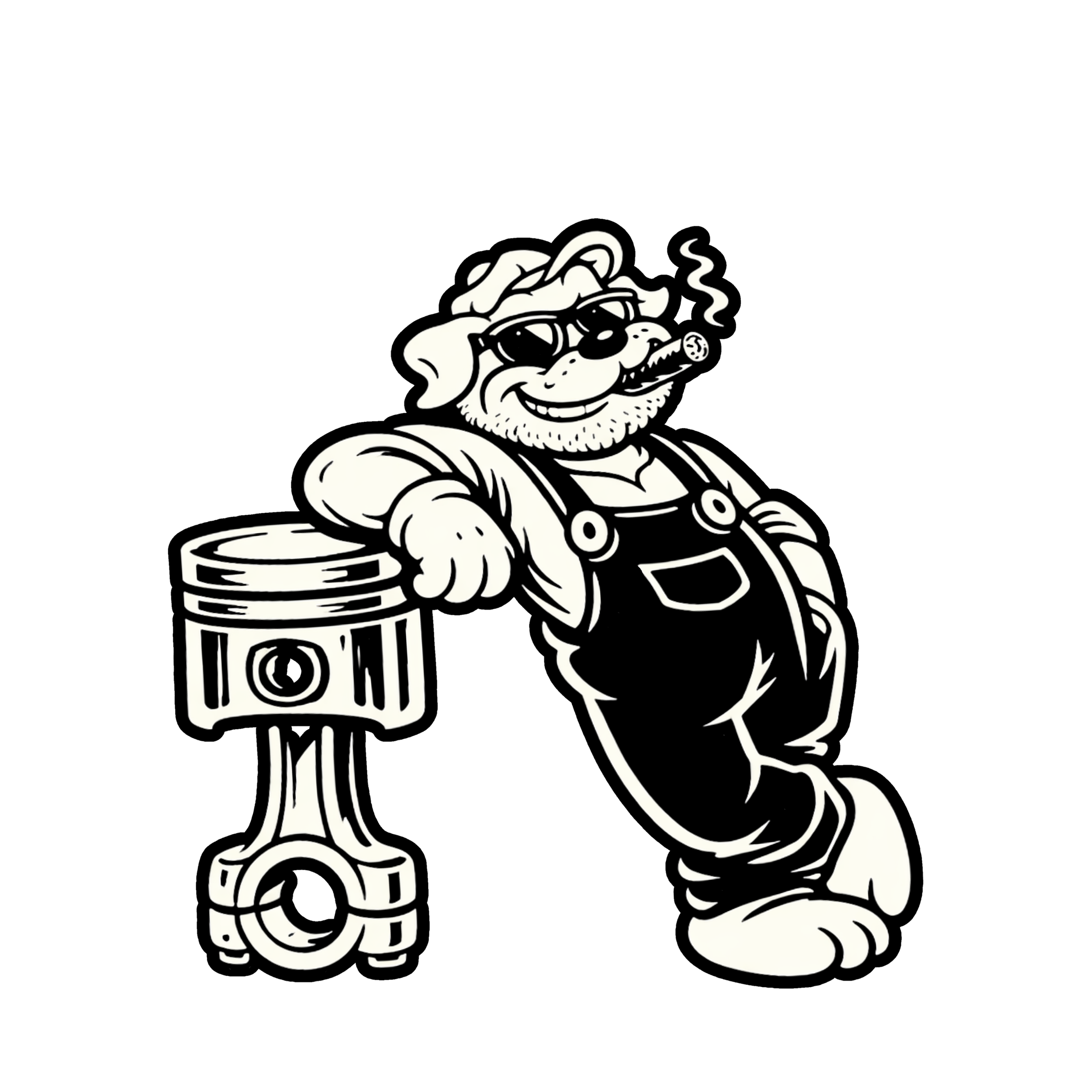 Piston Pete Yard Dog North Verde Auto Salvage Mascot