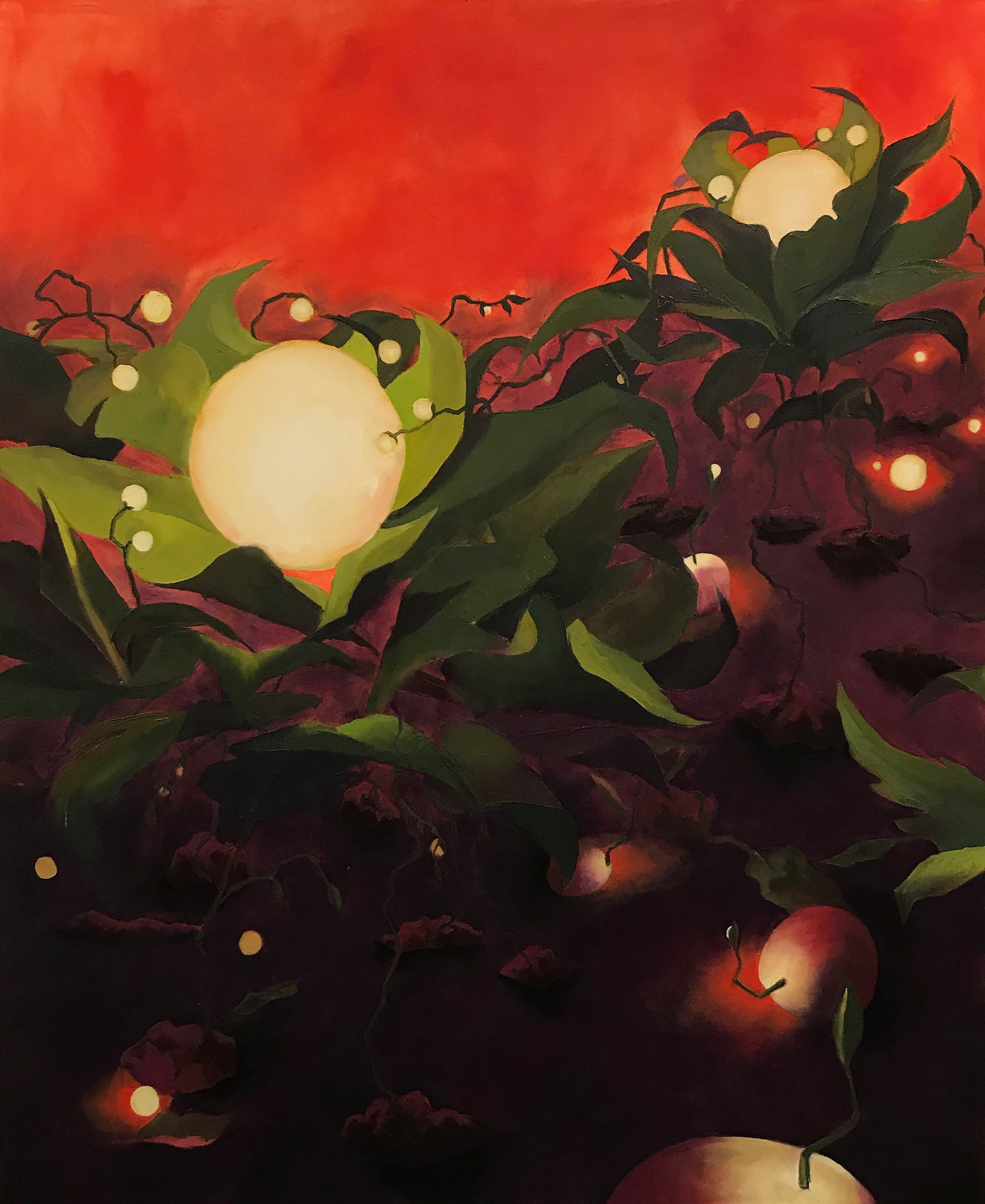 "Feed Me" oil on canvas, 2019