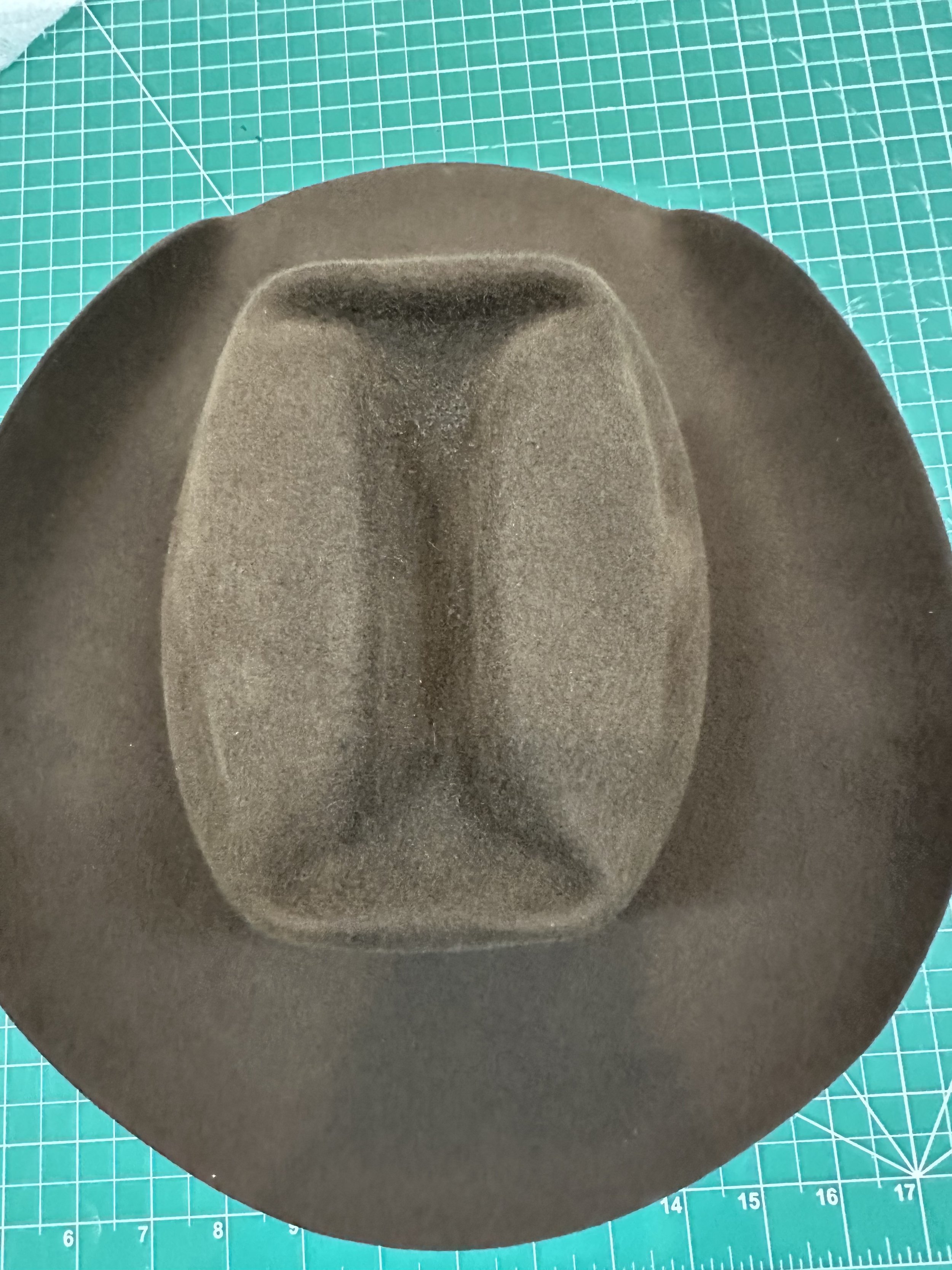 Custom Design in Chocolote with Cut Brim