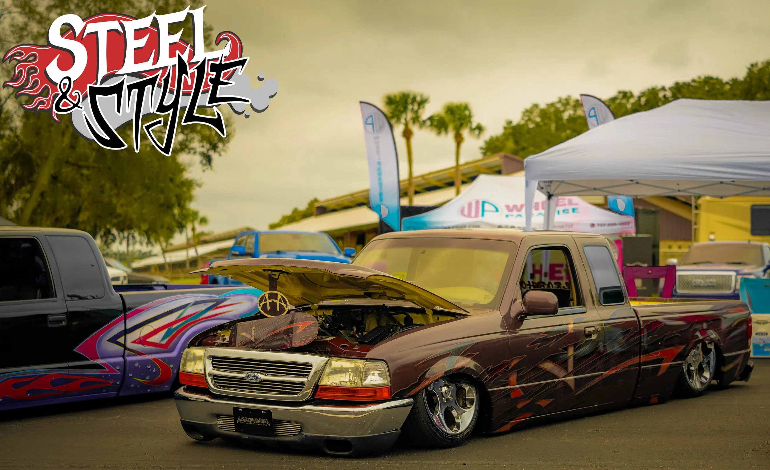 Ford Ranger minitruck at Slamfest October 2025-1.JPG