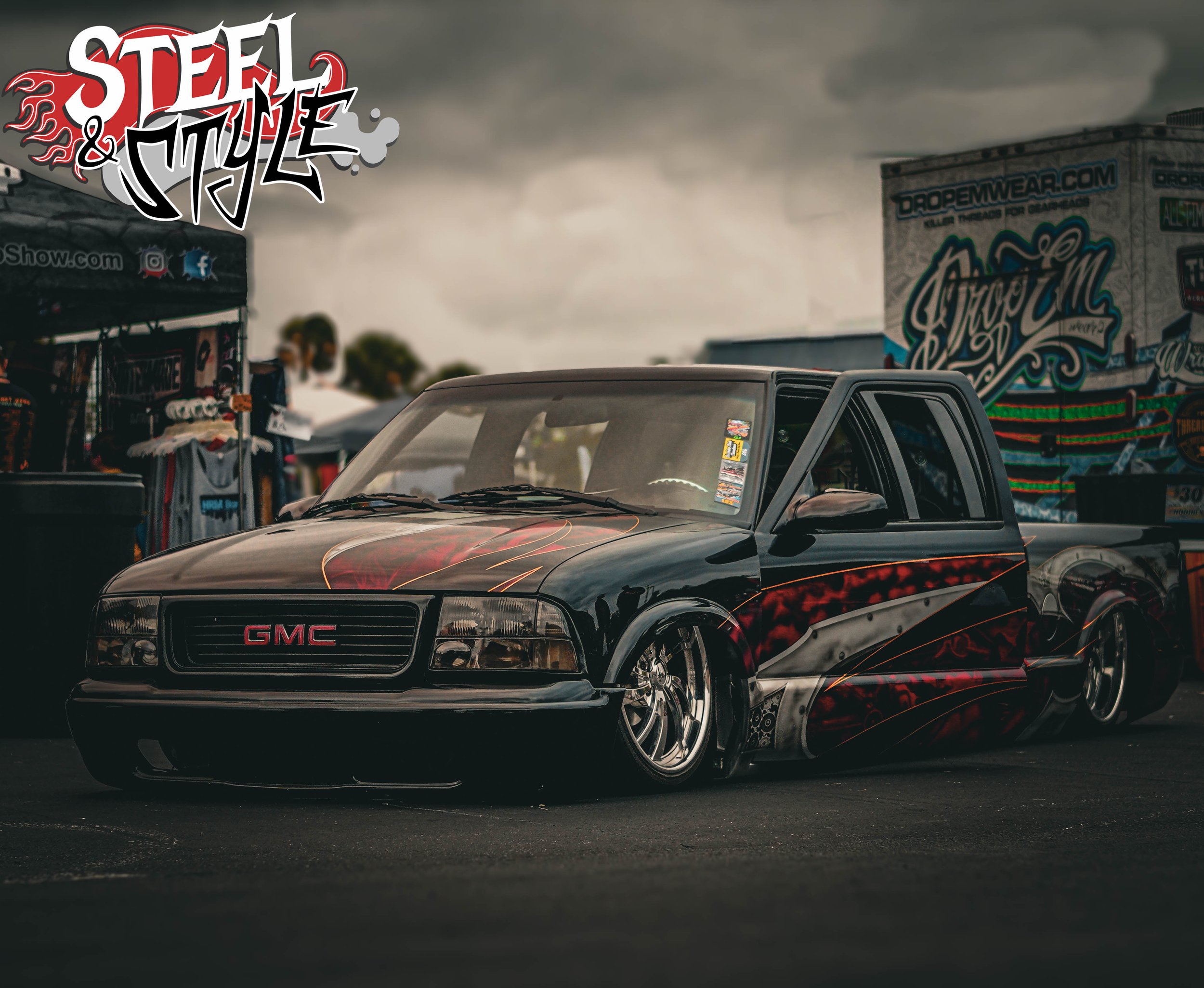 Slammed GMC Truck at Slamfest October 2025-2.JPG