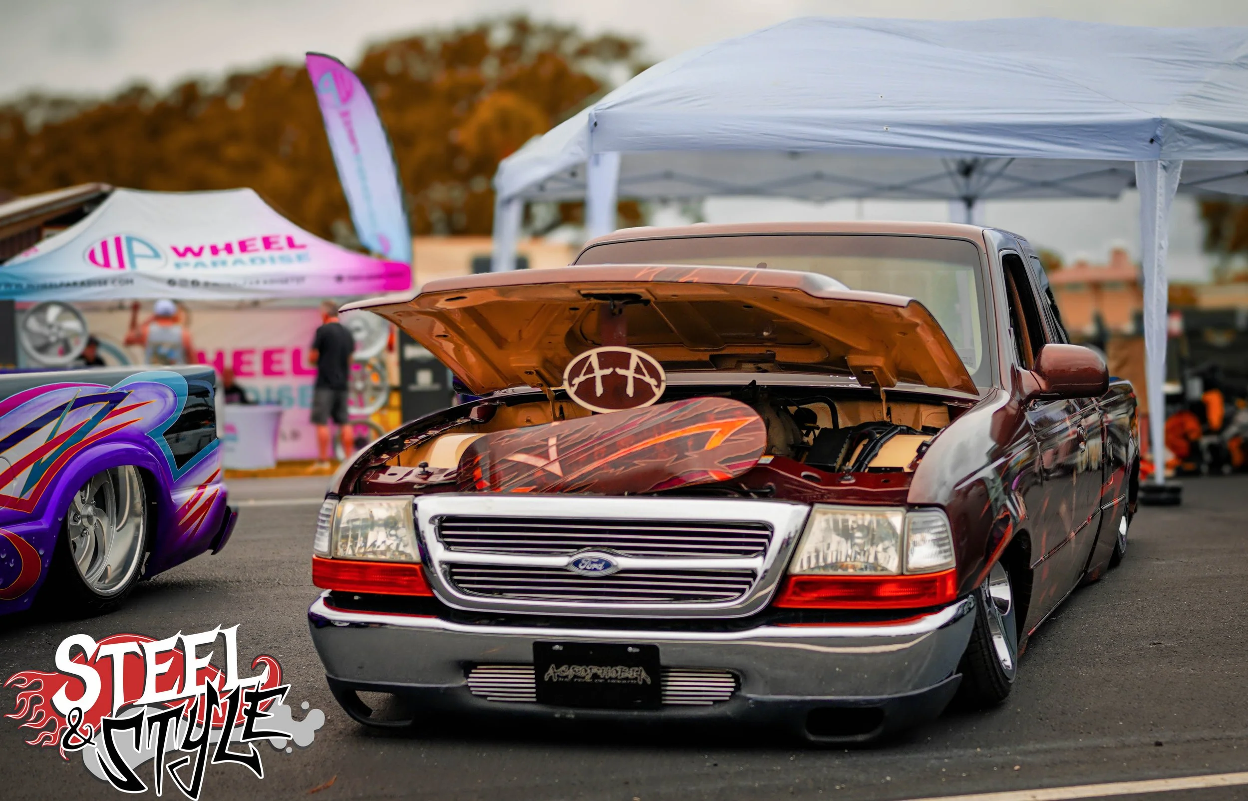 Ford Ranger minitruck at Slamfest October 2025-2.JPG