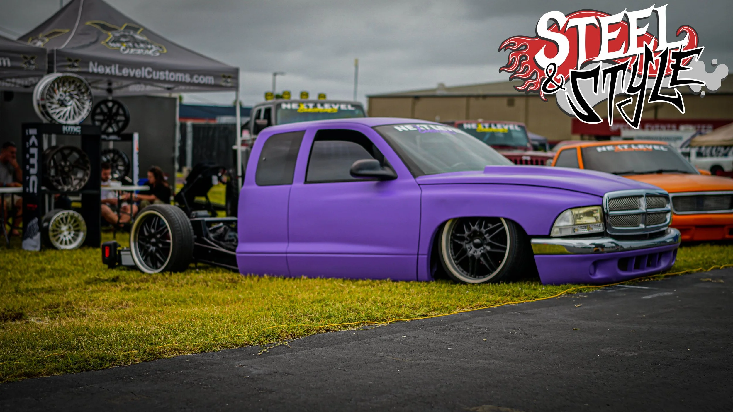 Purple Dodge Truck at Slamfest October 2025-1.JPG