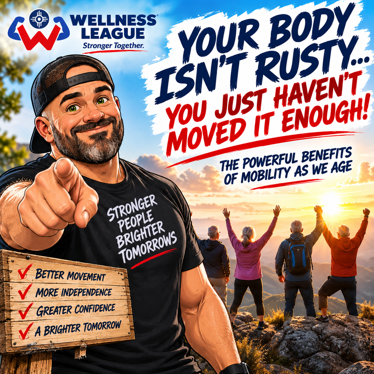 YOUR BODY ISN'T RUSTY... YOU JUST HAVEN'T MOVED IT ENOUGH!