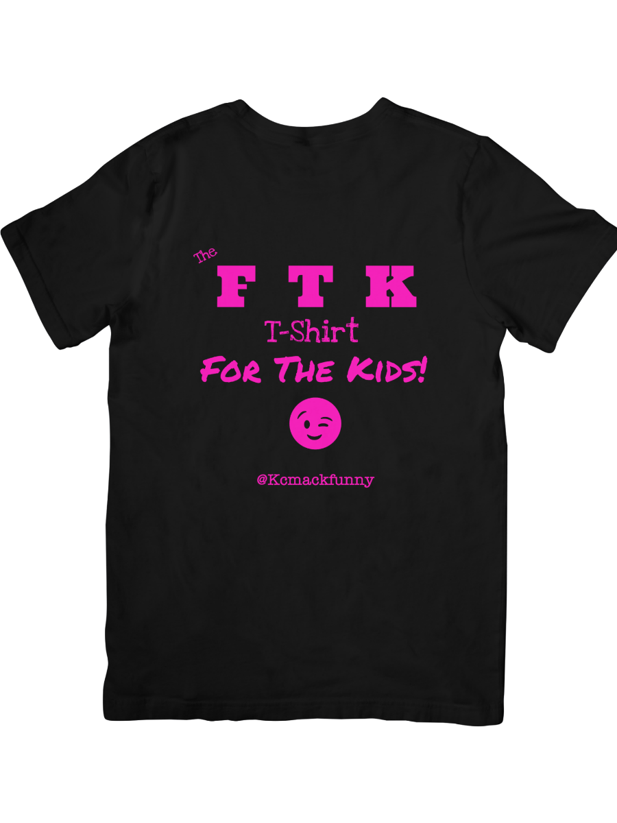 The OFFICIAL “FTK” T-Shirt-BLACK and HOT PINK-3x4.png