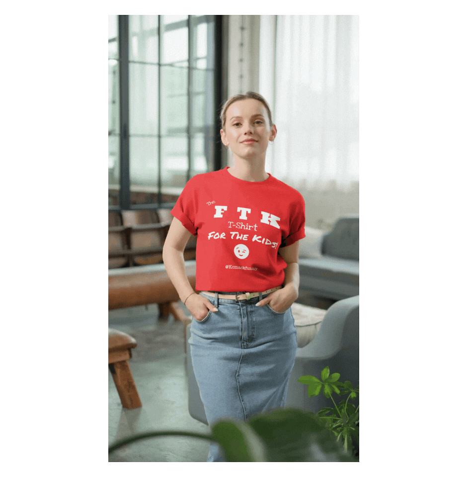 Video-FTK T-Shirt-RED and WHITE-Female Model-4.gif