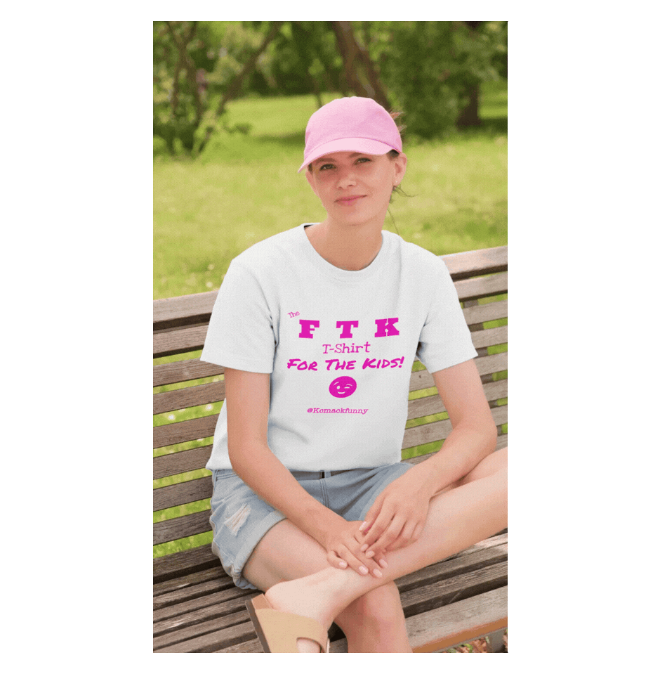 ***NEW COLORS AVAILABLE*** - The OFFICIAL “FTK” T-Shirt- {White/Hot Pink}