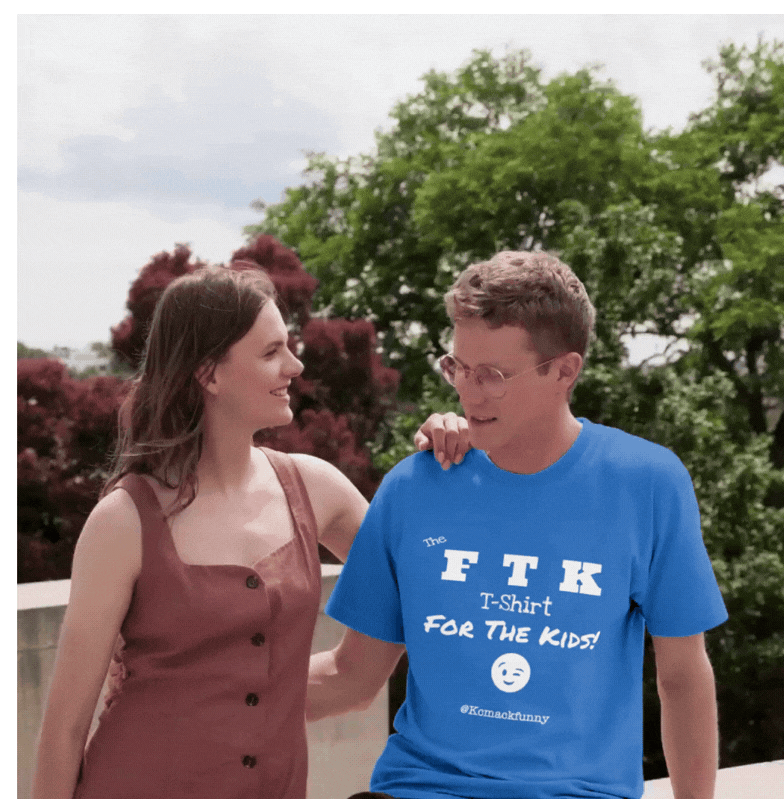 ***NEW COLORS AVAILABLE*** - The OFFICIAL “FTK” T-Shirt- {Blue/White}