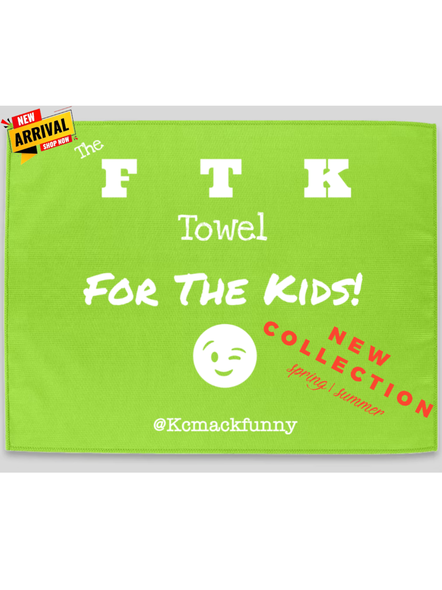***NEW COLLECTOR'S EDITION***- “FTK”  Regular Microfiber Towel- GREEN
