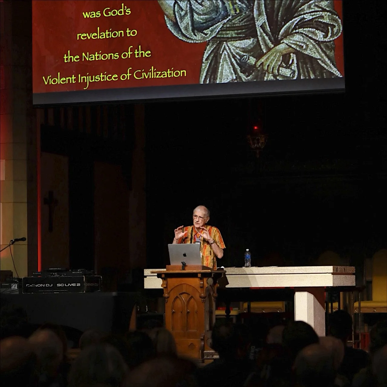 A glimpse into Friday&rsquo;s AM activities here at Theology Beer Camp! 🍻

@johndominiccrossan opened up the day, then we had five Bonhoeffer experts take the Main Stage for breakouts, we connected in our TBC Houses for lunch, then learned from @rev