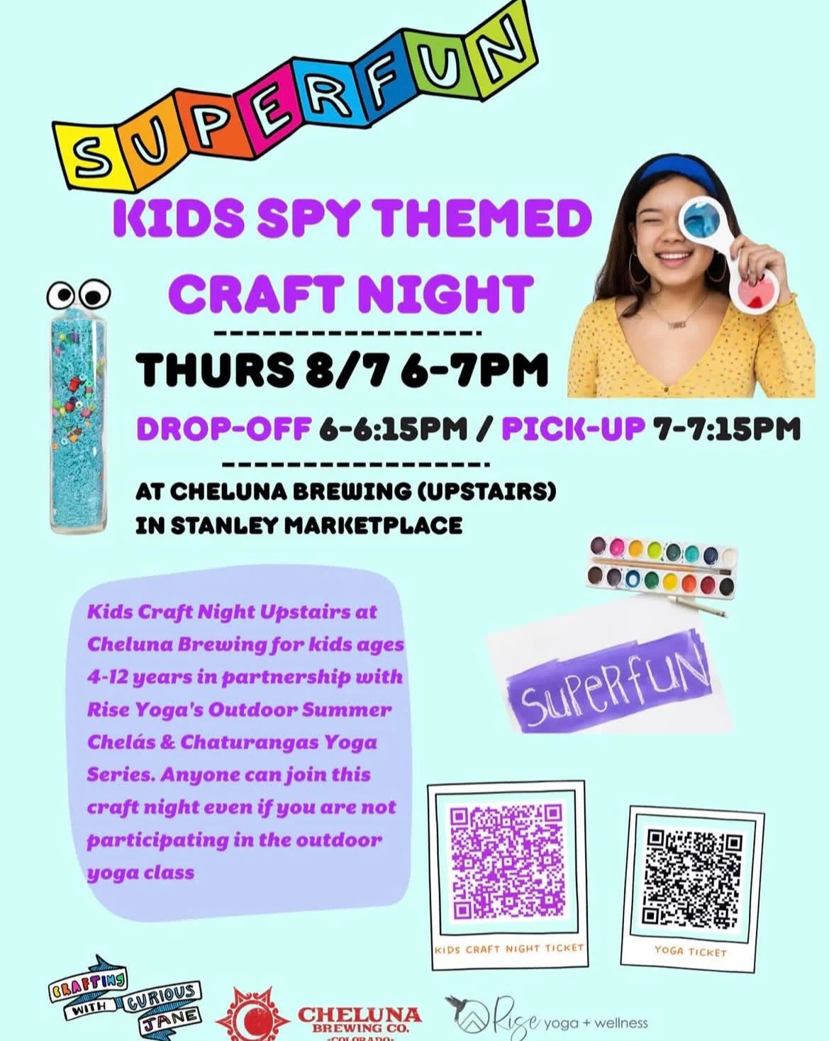 Kids Spy-Themed Craft Night with Curious Jane