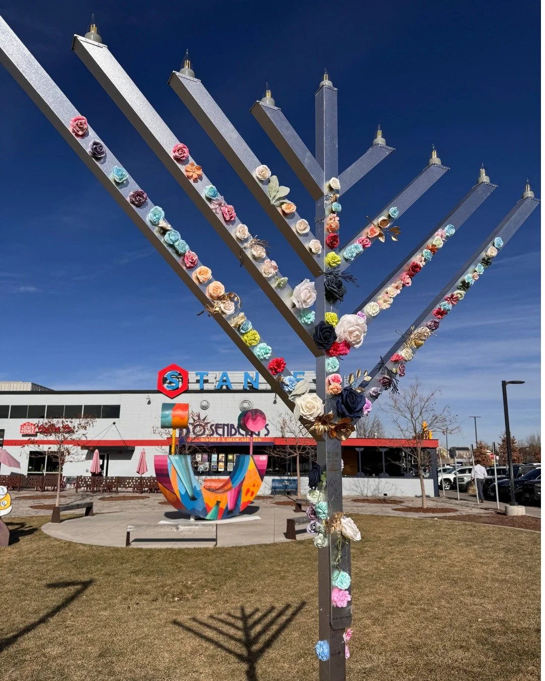Tonight, we light the first candle of Hanukkah, a reminder of perseverance, hope, and the joy of coming together with loved ones. A glow that grows brighter each night.

From all of us at Stanley Marketplace, we wish our community a meaningful and jo