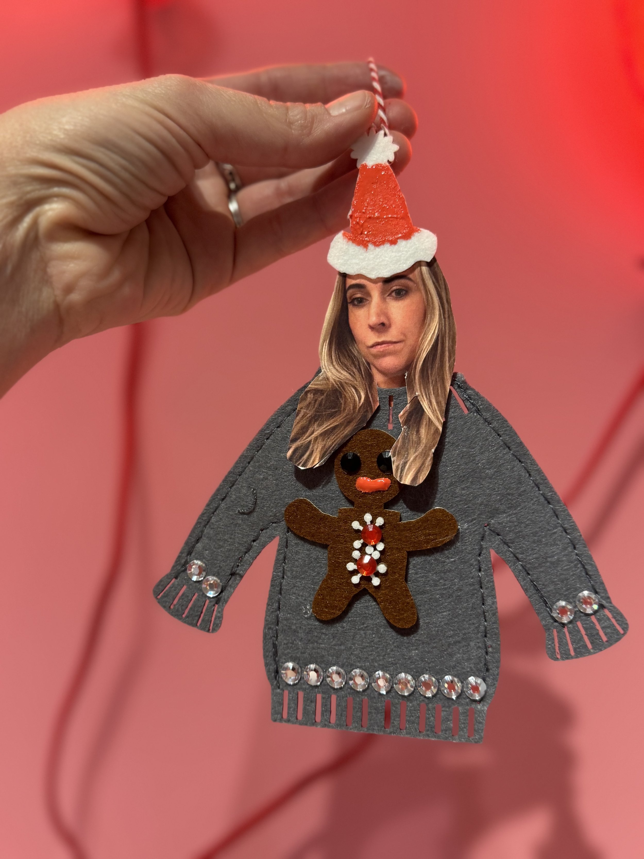 DIY Mini Ugly Sweater Ornaments