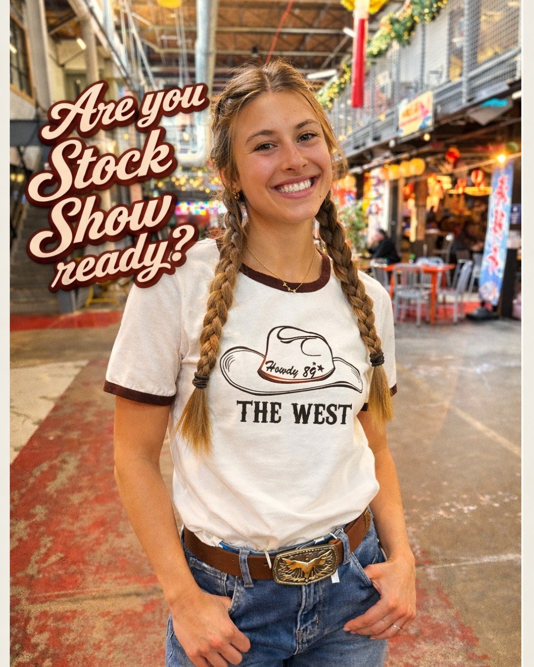 Get Stock Show ready at Stanley Marketplace! 
&rarr; Find your perfect Stock Show fit - boots, western wear &amp; all the extras
&rarr; Fuel up with coffee &amp; breakfast before the rodeo
&rarr; Wind down with great food &amp; drinks after

We are j