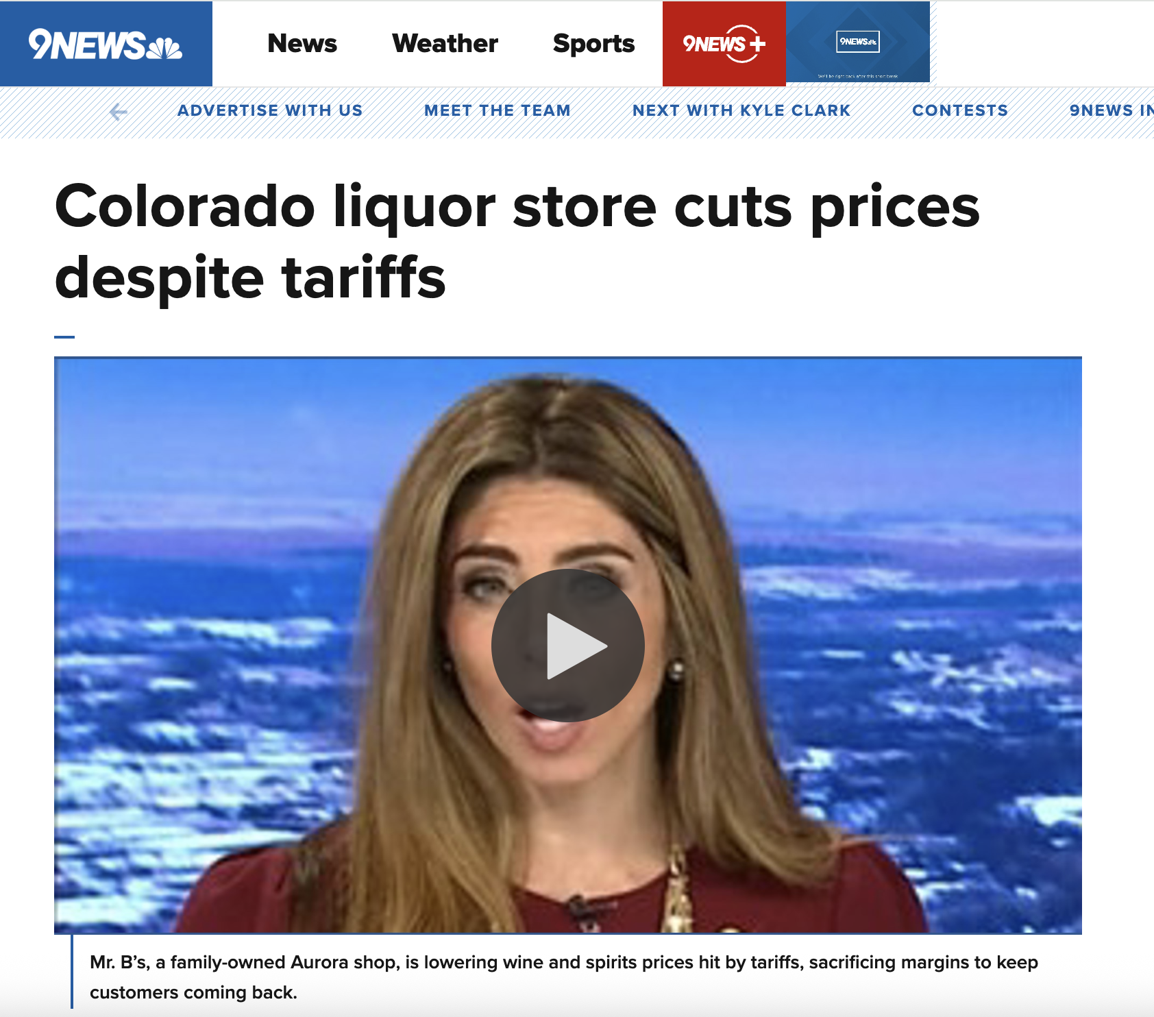 Mr. B’s Wine &amp; Spirits Cuts Prices Despite Tariffs