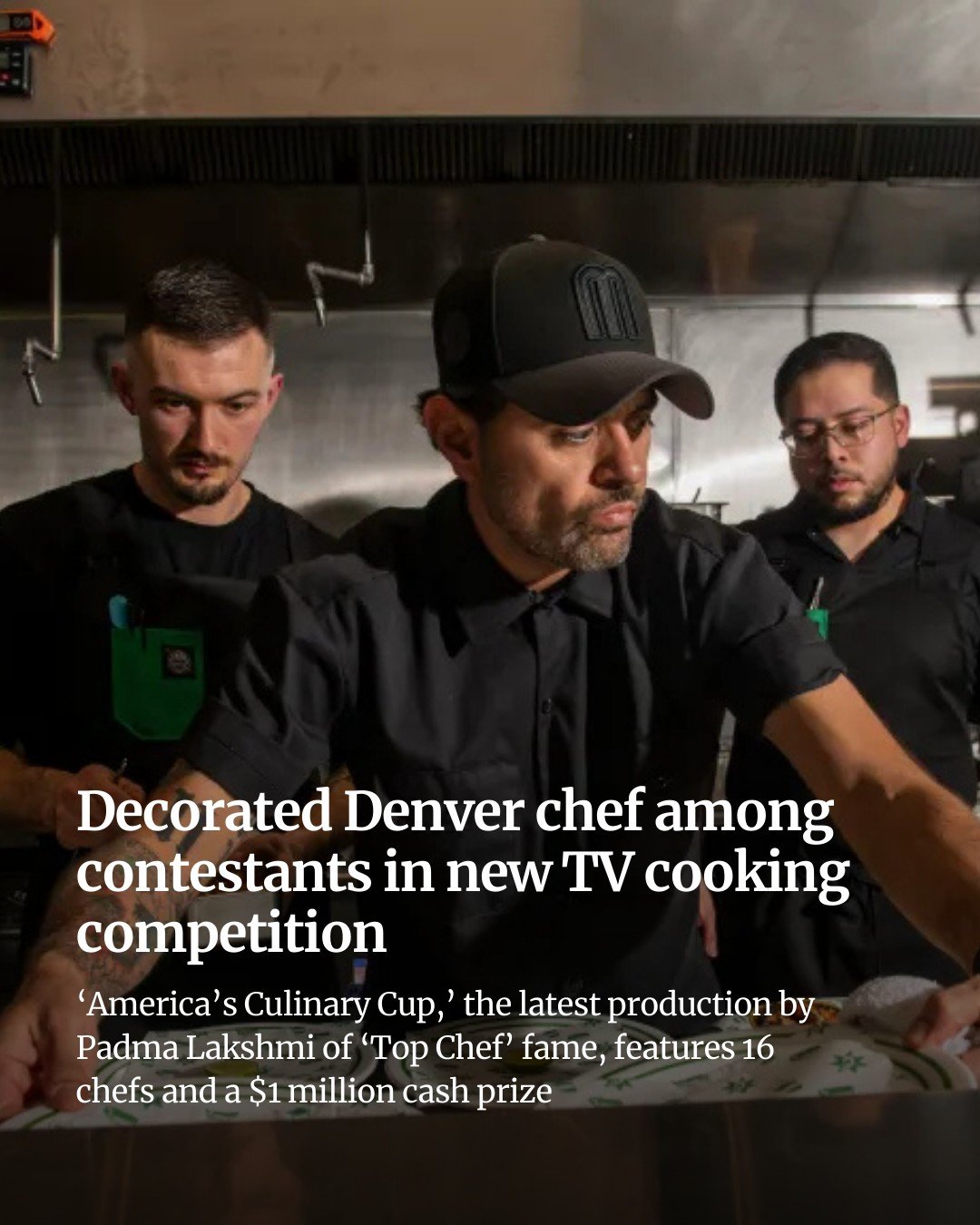 One of our own is about to take on 15 of the most elite chefs in the country for one million dollars and the @americasculinarycupcbs title!

Chef Michael Diaz de Leon of @molino_chido is competing on the brand new CBS series, and the premiere is TONI