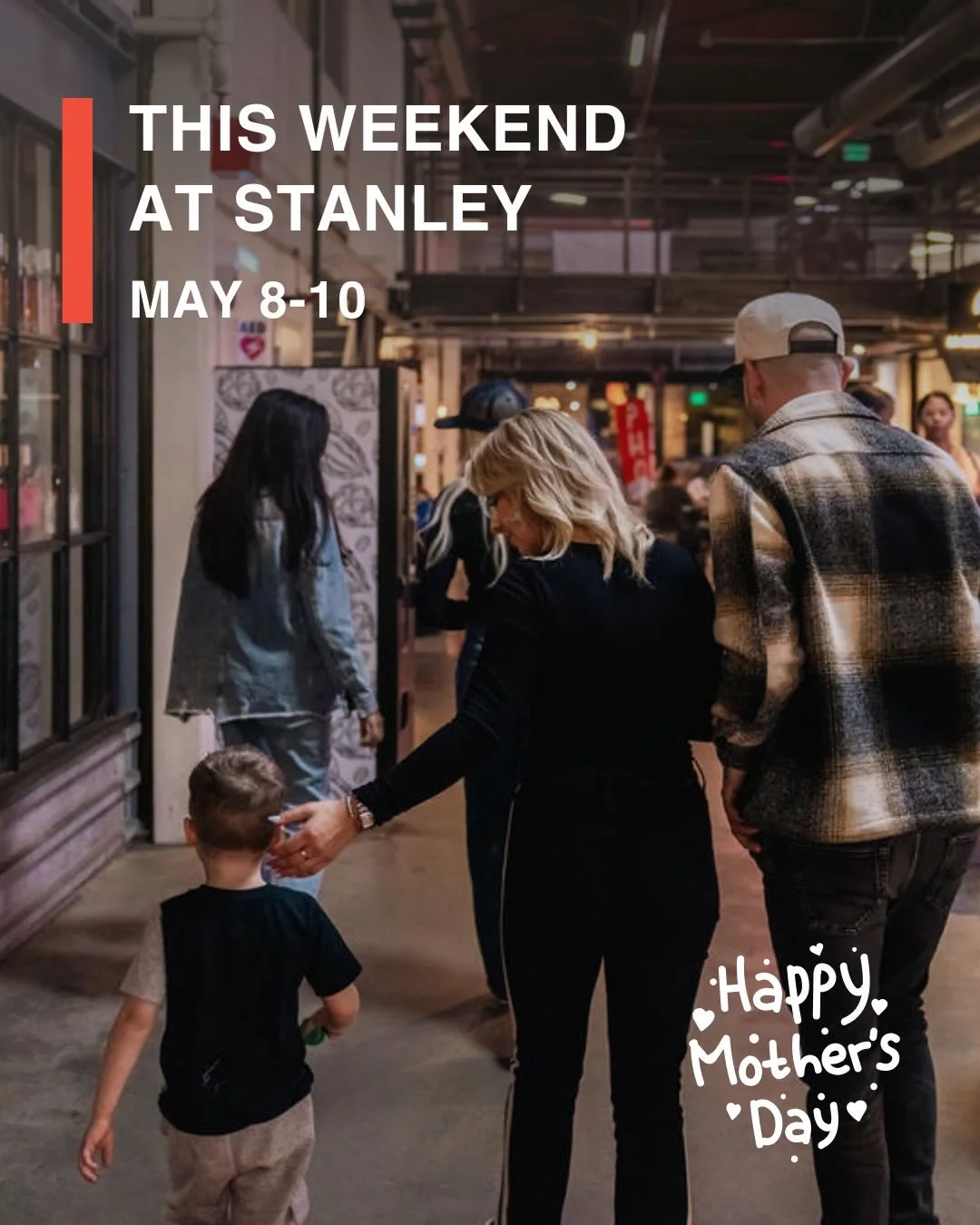 Mother&rsquo;s Day weekend at Stanley is looking extra fun!

From brunches, bouquet bars, wine specials, pottery workshops, wrestling, and maker classes to our very first Second Saturday Teen Takeover featuring local youth creators, there&rsquo;s som
