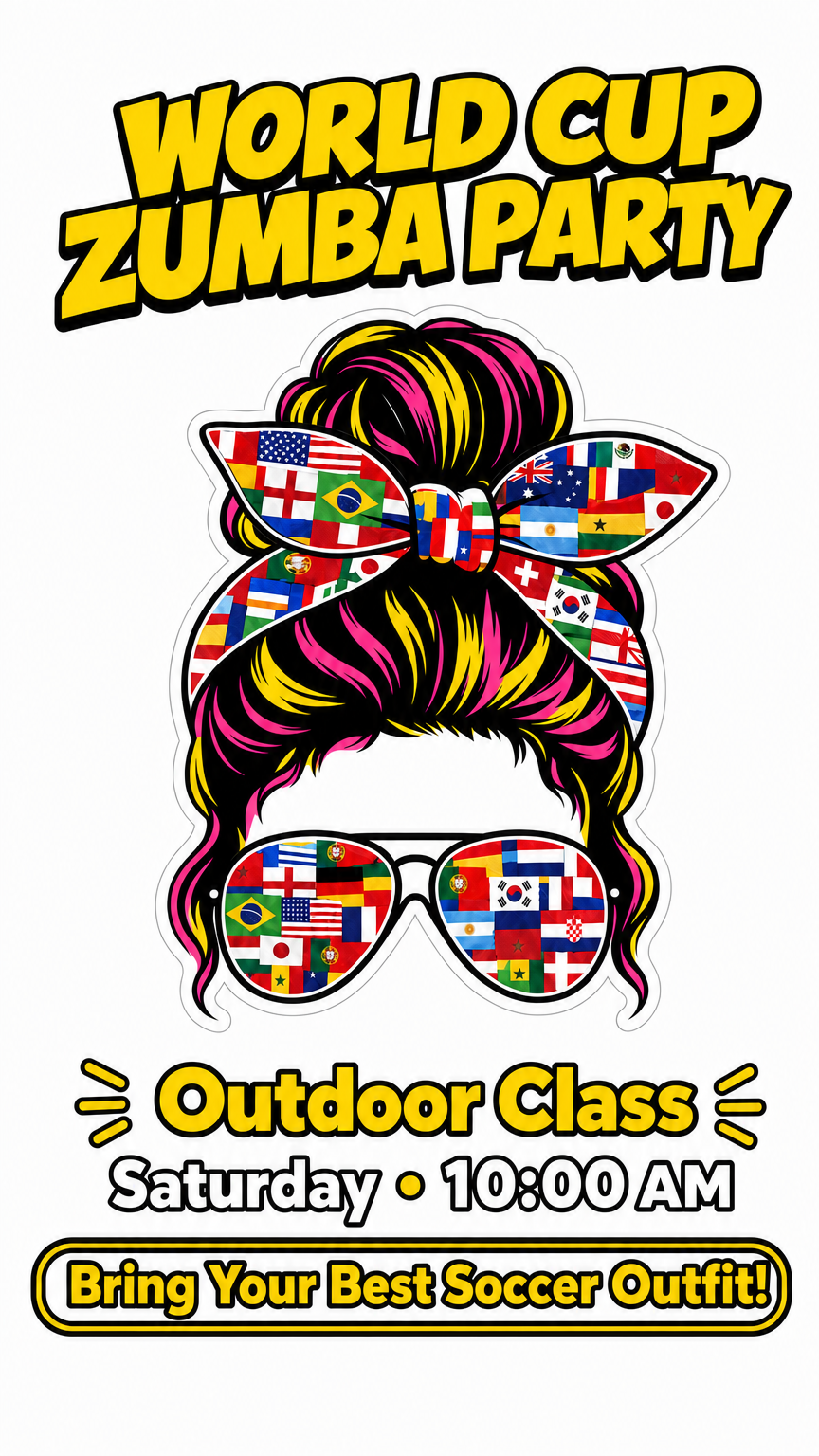 World Cup Zumba Class Celebration