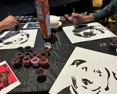 Love You Buddy Pet Painting