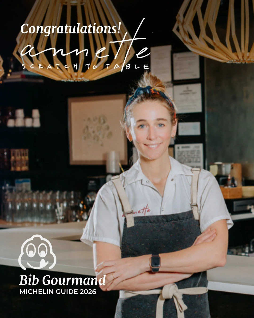 We KNEW Annette was special. Michelin just made it official. 

Huge congratulations to our friends at @annette_scratchtotable on receiving a Bib Gourmand from the Michelin Guide!

The Bib Gourmand celebrates restaurants serving exceptional food at an