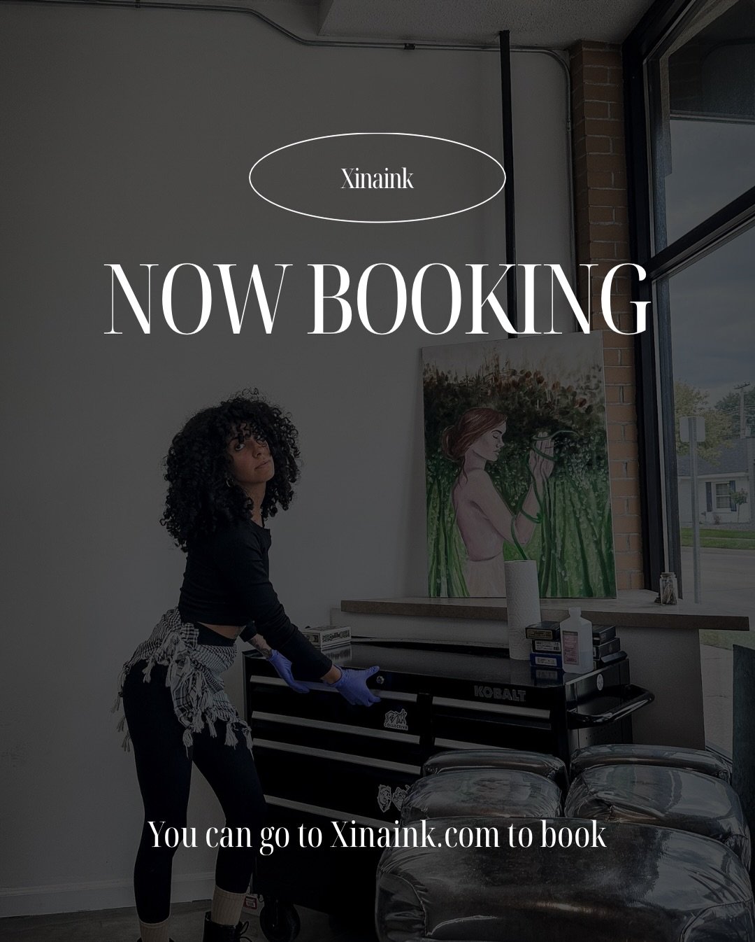 You can go to Xinaink.com to book, link in bio