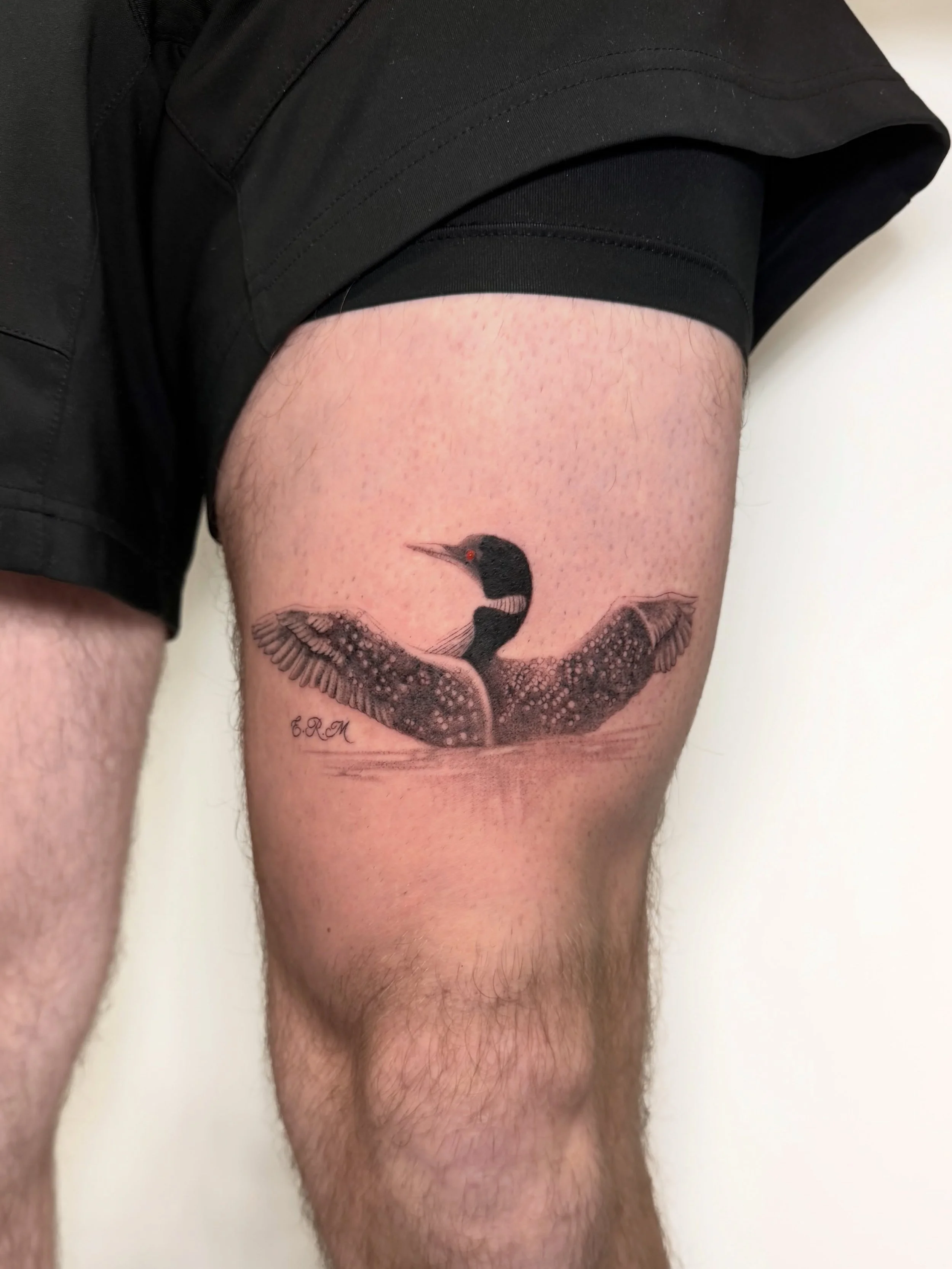 Loon Tattoo to commemorate his grandfather 🙏🏽
