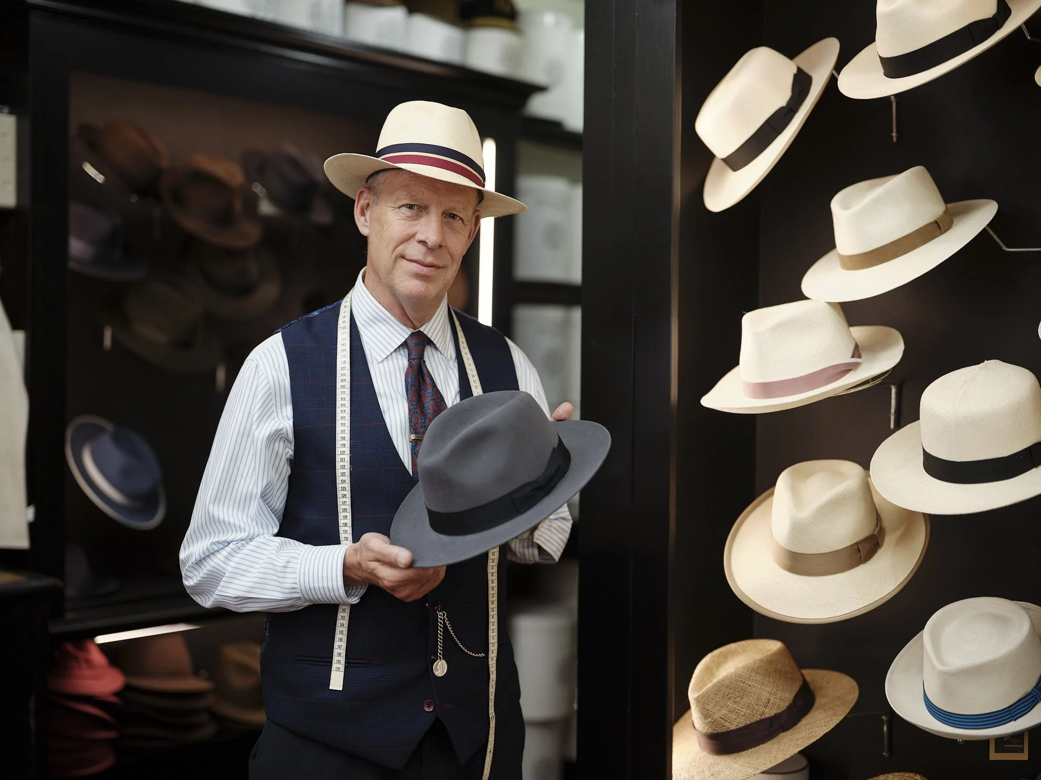 Lock & Co Hatters for Sunday times Magazine