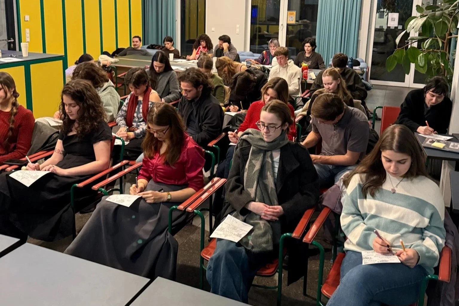 Milestone: our first public listening event of the podcast