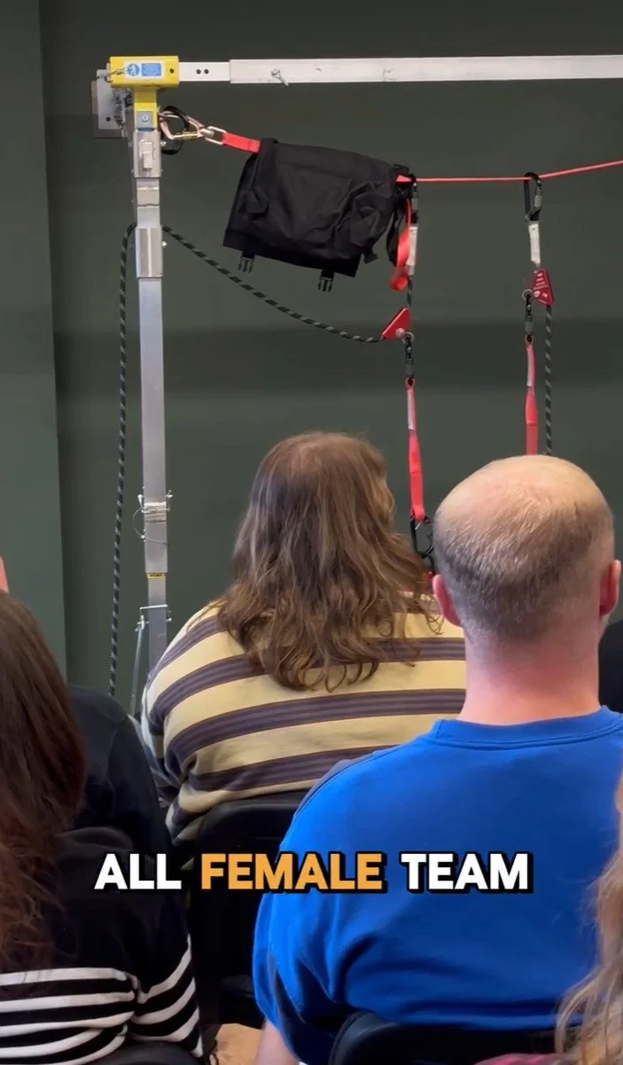 female-install-team-work-at-height-safety-system